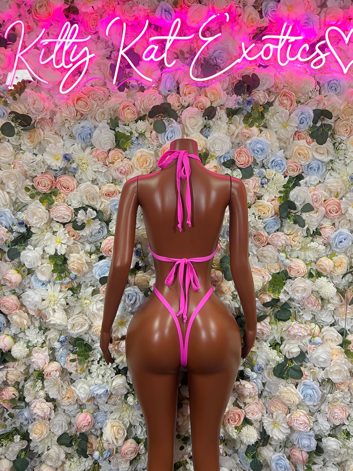 Neon Rainbow Cutout Bodysuit – Pink Trim Rave Dancewear, Festival Clubwear