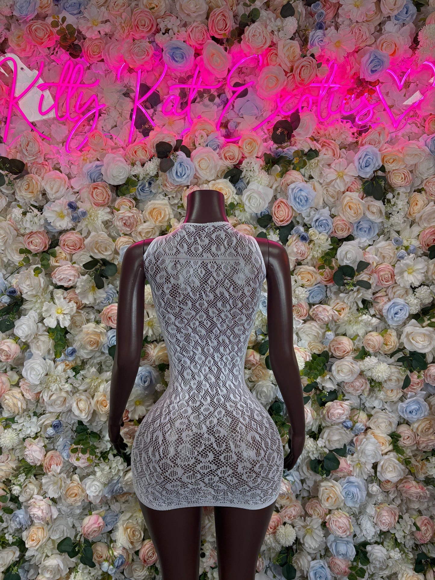 Fishent Dress White Custom Exotic Dancewear Festival wear