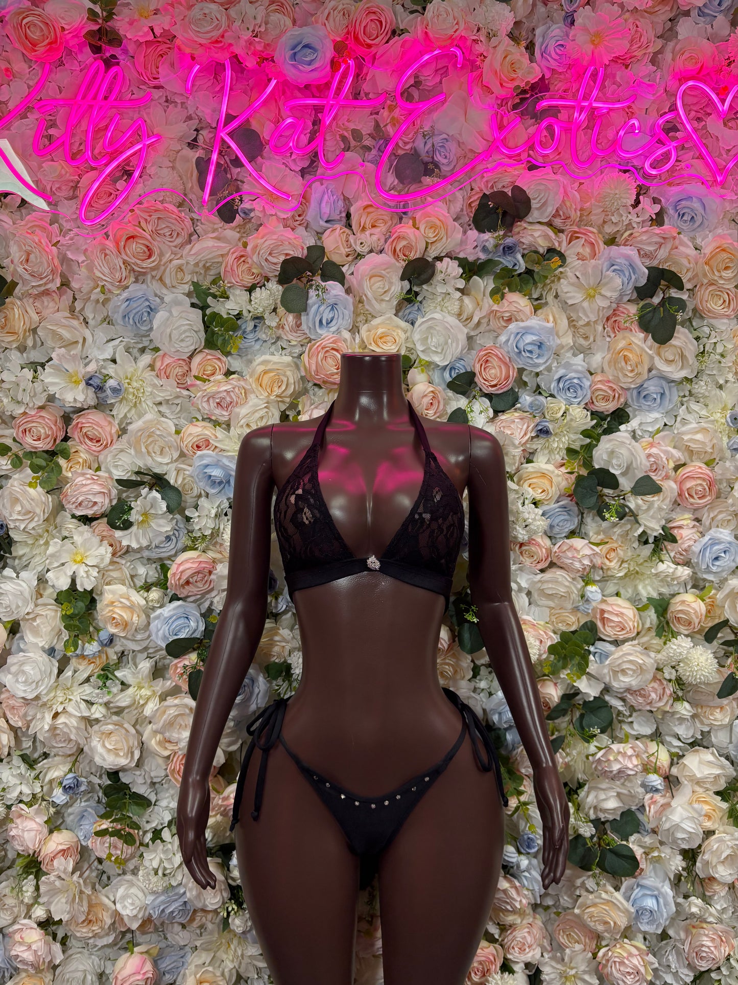 Black Two Piece Set Festival Outfit Dancewear Clubwear Ravewear