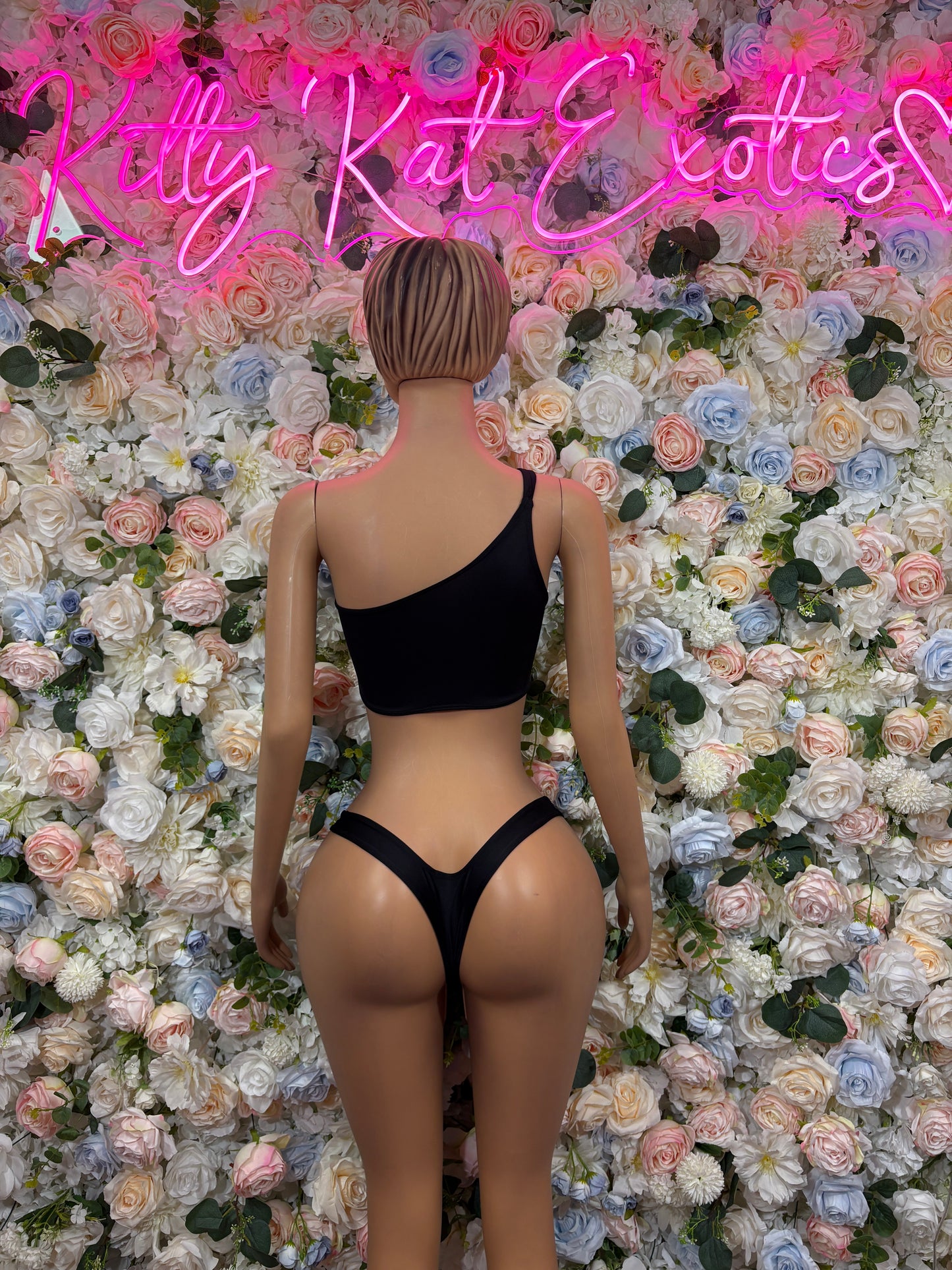 Black Bikini Two Piece Festival Outfit Dancewear Clubwear