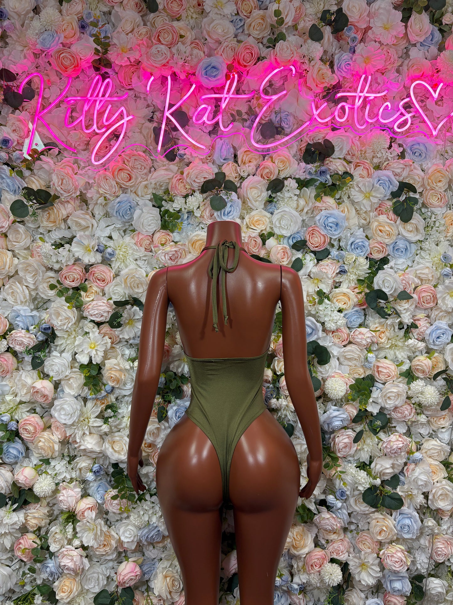 Ravewear One-Piece  Bodysuit - Forest Green  | Exotic Dancewear for Performers, Raves, & Festival Clothing