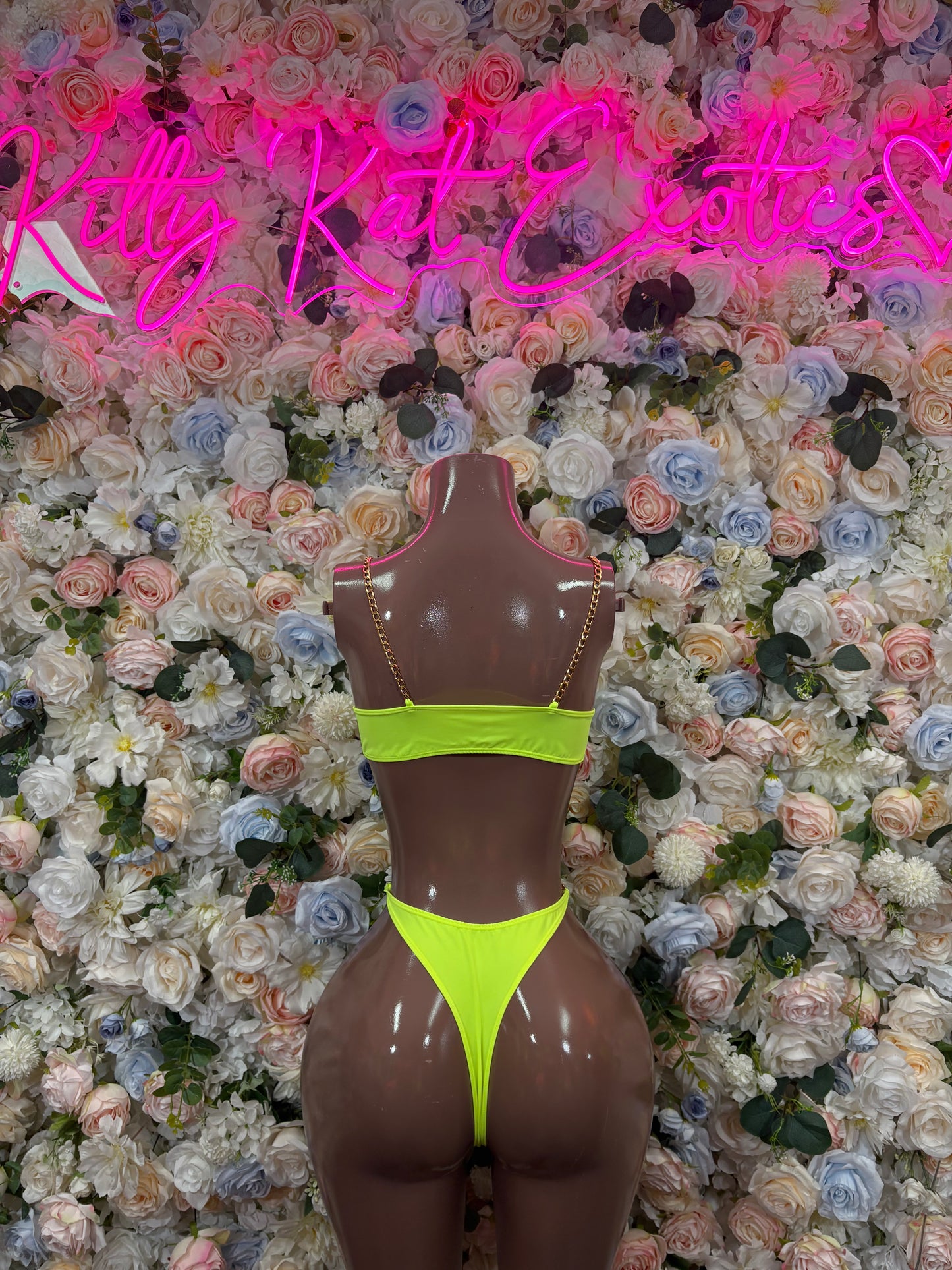 Exotic Dancewear One-Piece Bodysuit - Neon Green Raves, & Festival Clothing