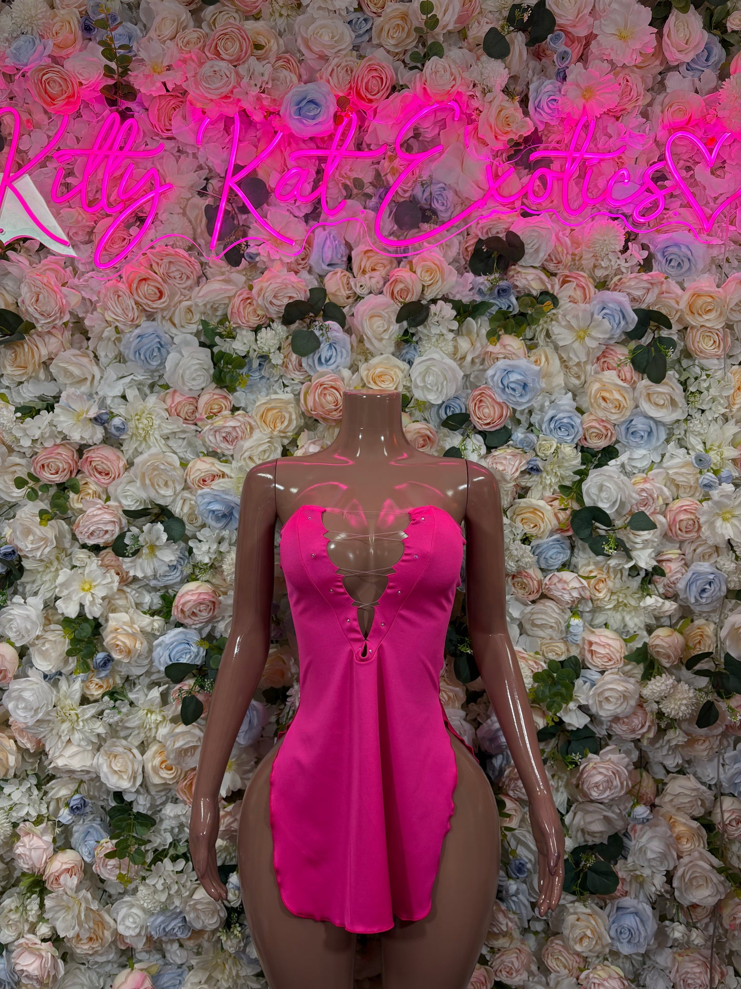 Pink Dress Exotic Dancewear