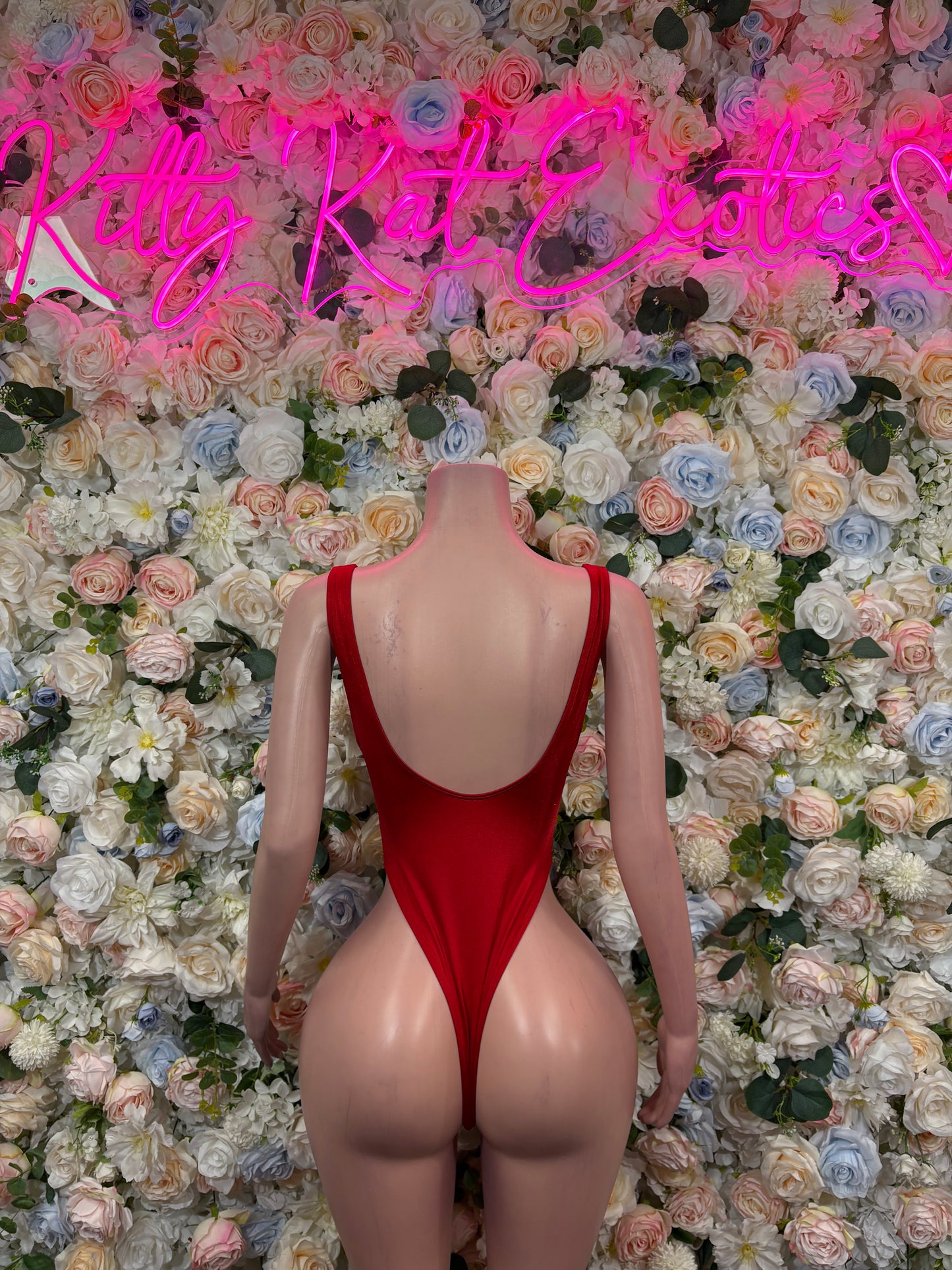Bottlegirl Bodysuit Red Festival Outfit - Exotic Dancewear