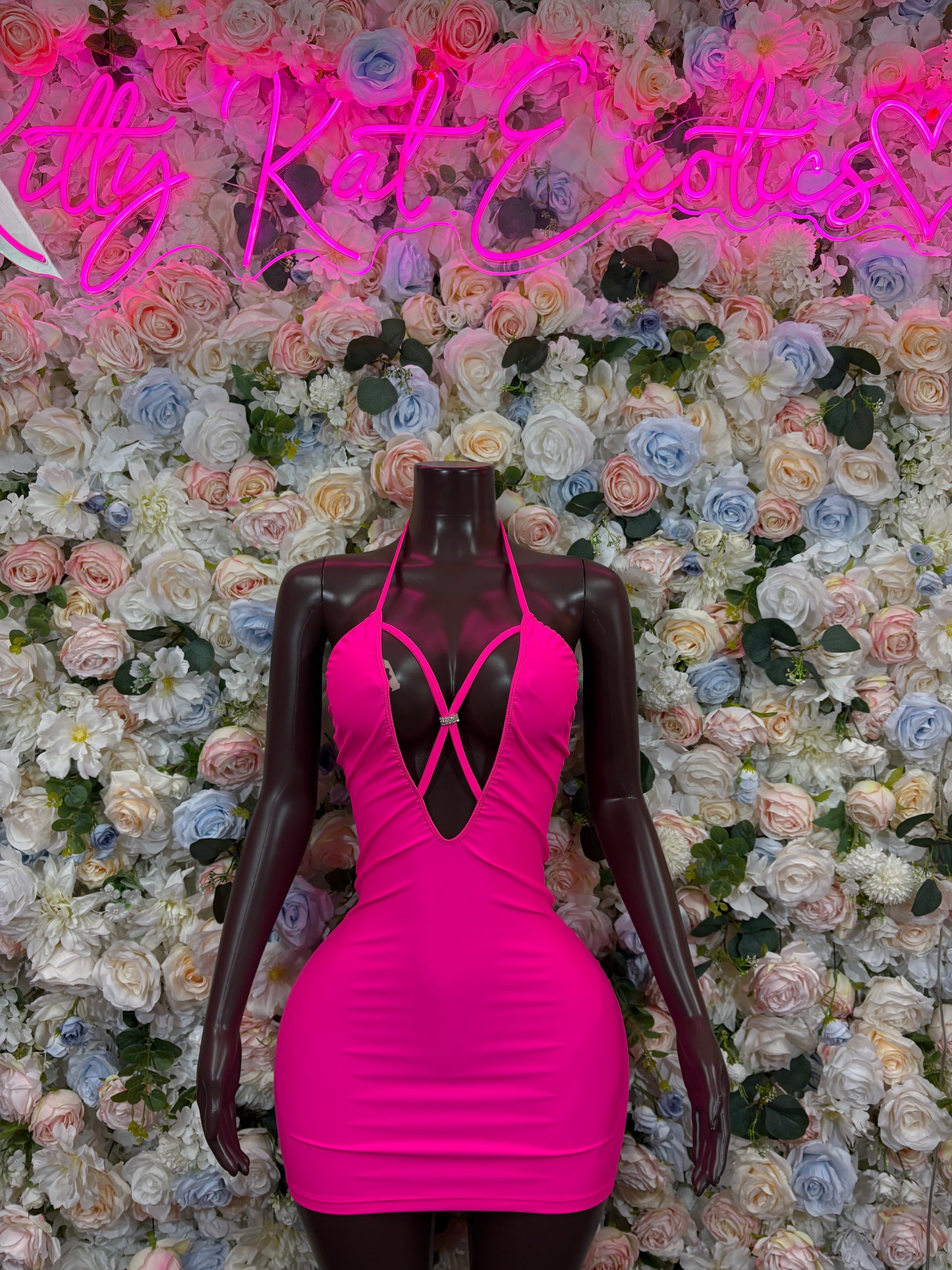 Pink Dress Exotic Dancewear