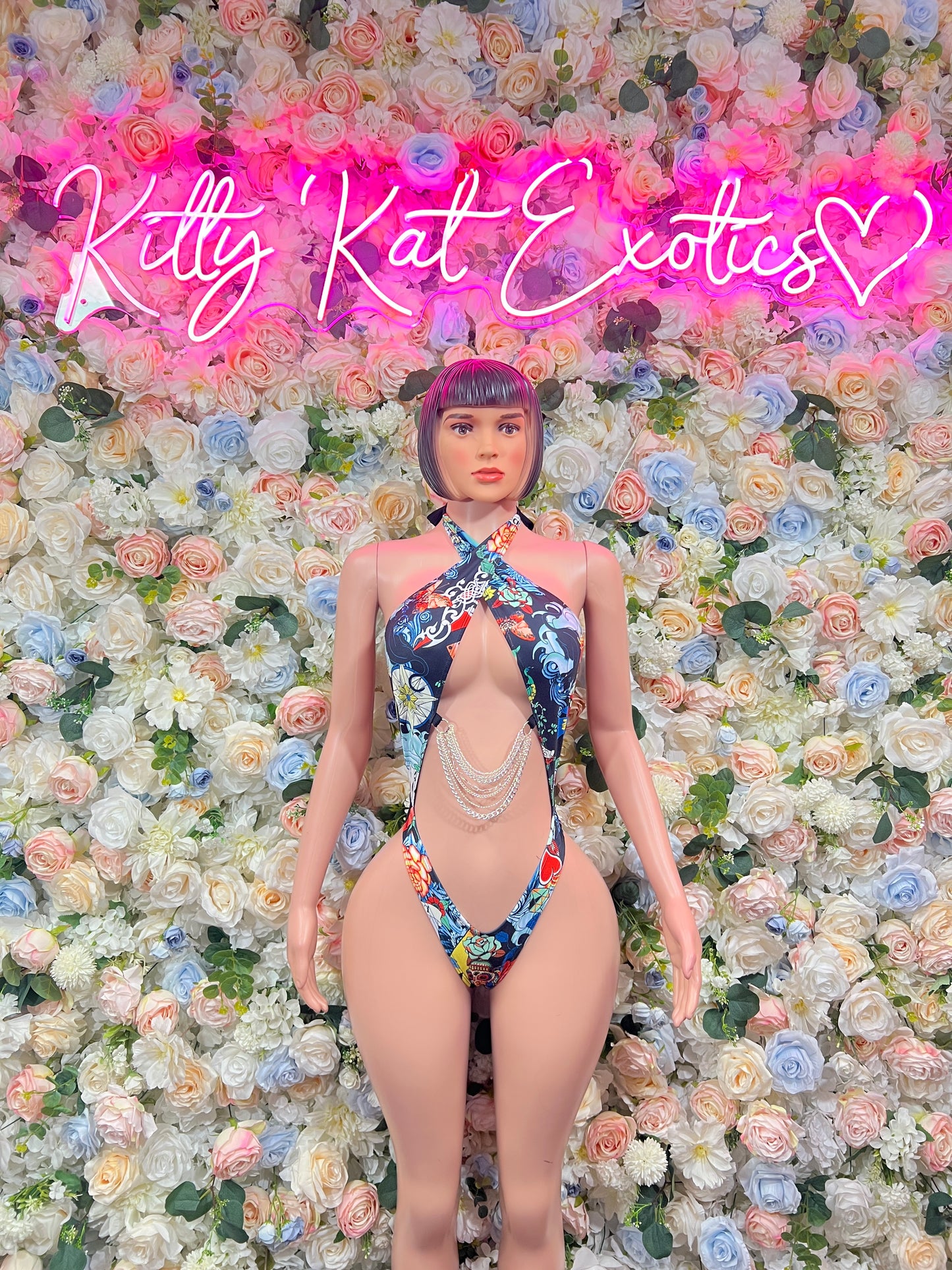 One Piece Bodysuit Set Festival  Rave-wear Exotic Dancewear for Performers, Raves, & Festival Clothing