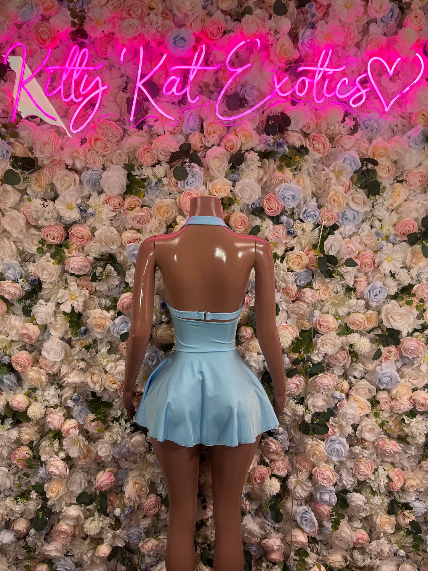 Teal Dress Exotic Dancewear