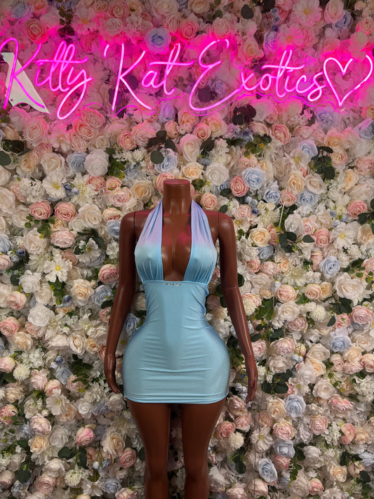 Teal Dress Exotic Dancewear