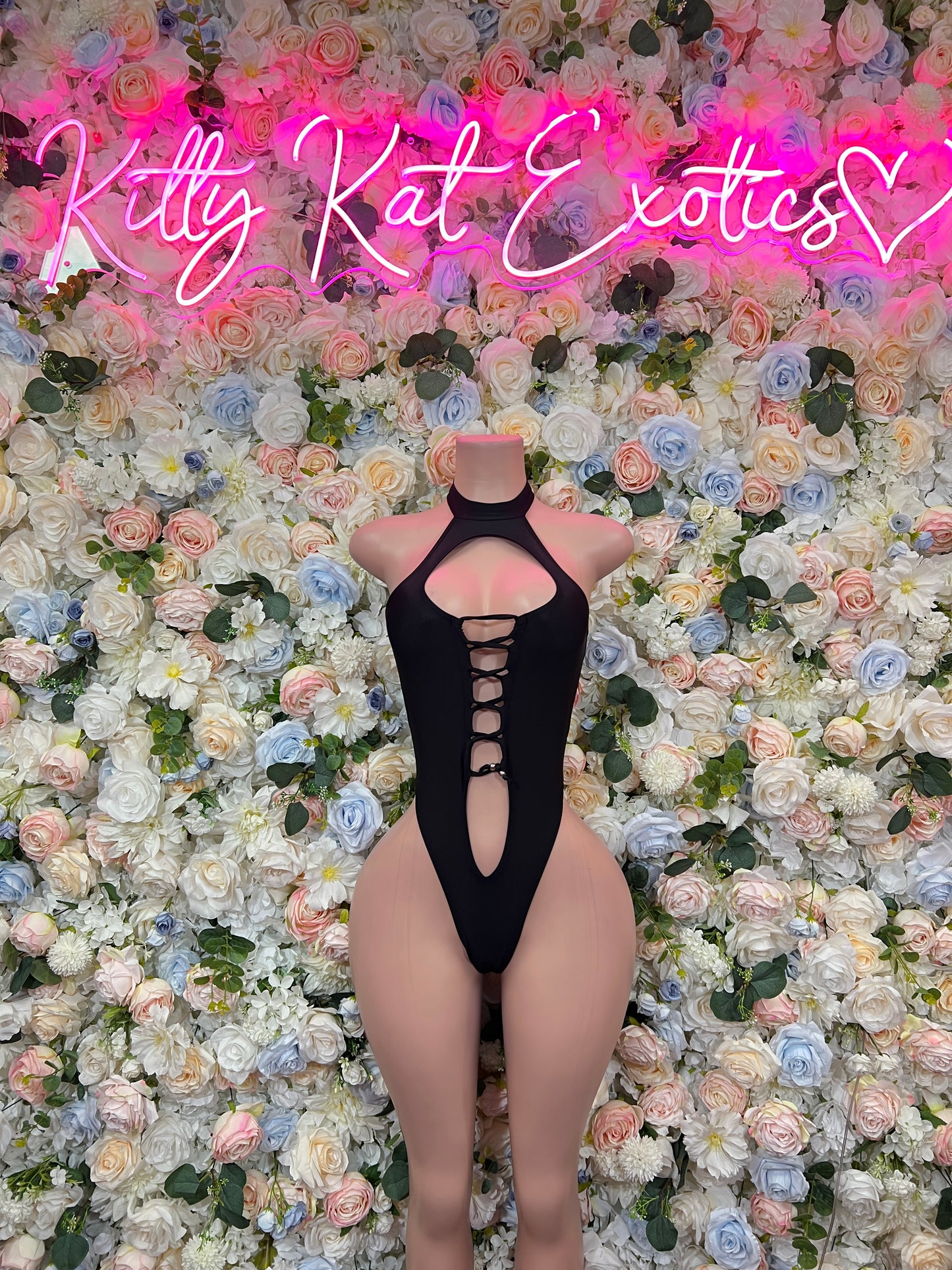 Black Bottlegirl Bodysuit - Women’s Exotic Dancewear, Bartender Costume & Rave Clubwear