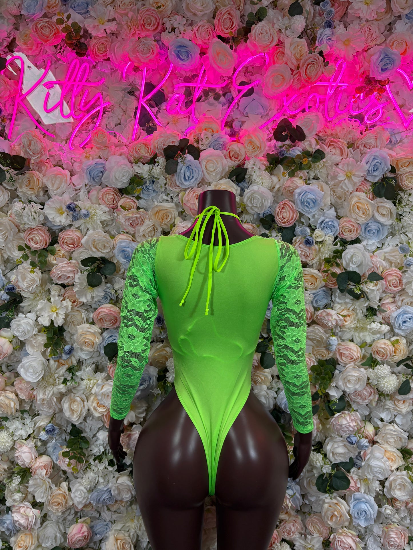 Bartender Bodysuit One Piece Neon Green Lace Bodysuit – Bottlegirl  | Exotic Dancewear Festival wear Rave Outfit
