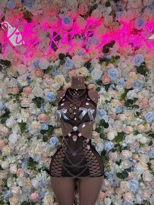 Exotic Dancewear Custom made Fishent Two Piece Exotic Dancewear Festival wear