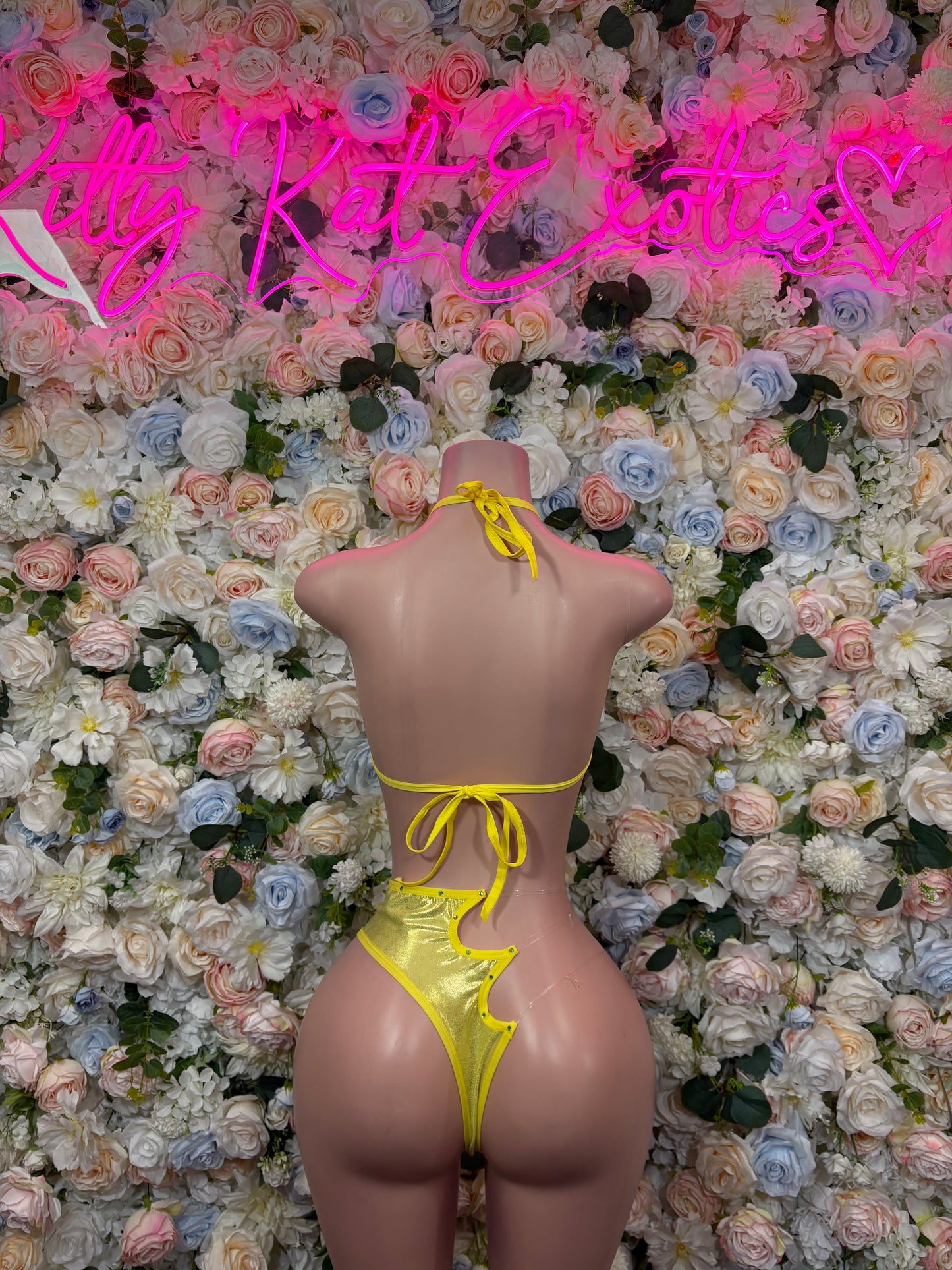 Yellow Two Piece Set –  Exotic Dancewear Bikini