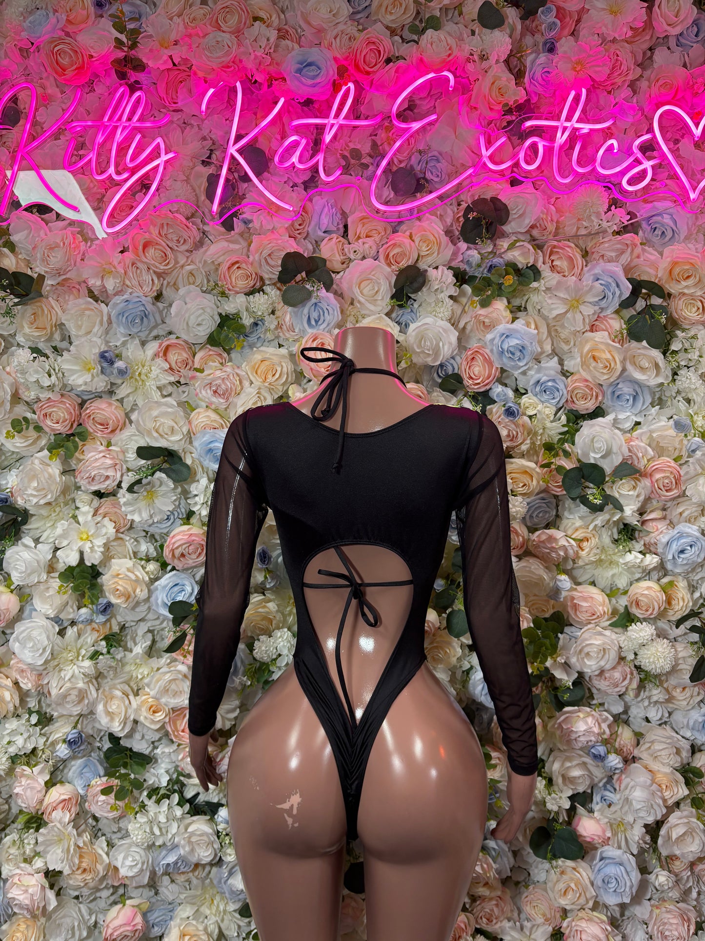 Bottlegirl One-Piece Bodysuit Green and Yellow  Lightening - Custom Design | Exotic Dancewear for Performers, Raves, & Nights Out