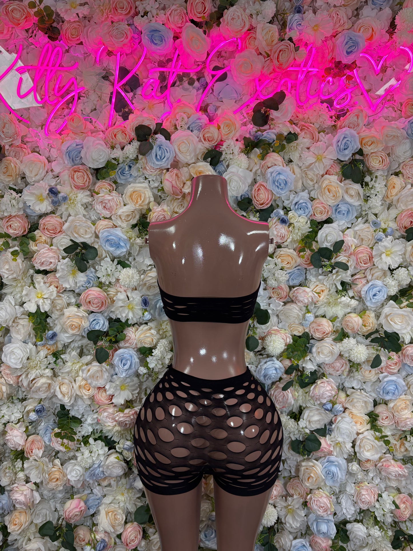 Exotic Dancewear Custom made Fishent Two Piece Pin Set Exotic Dancewear Festival wear