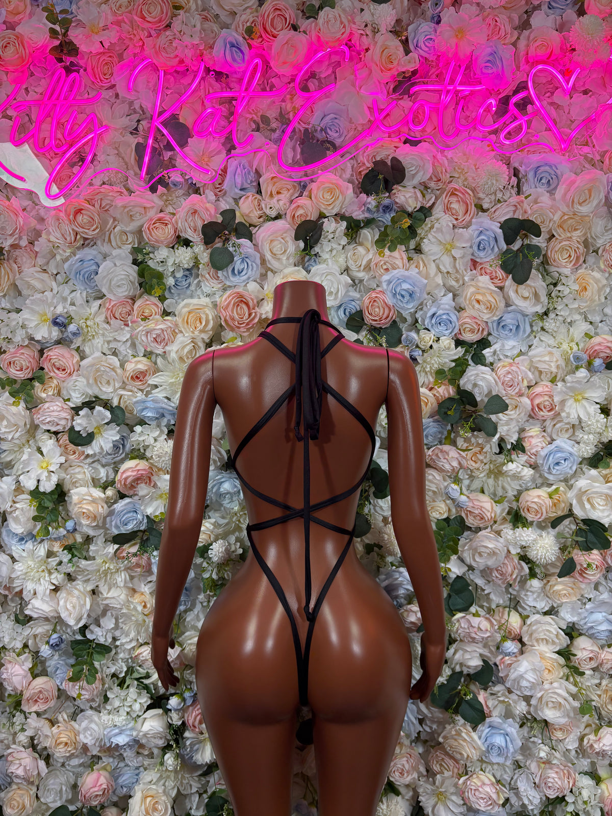 Black One Piece Bodysuit, Exotic Dancewear, Rave Outfit, Clubwear