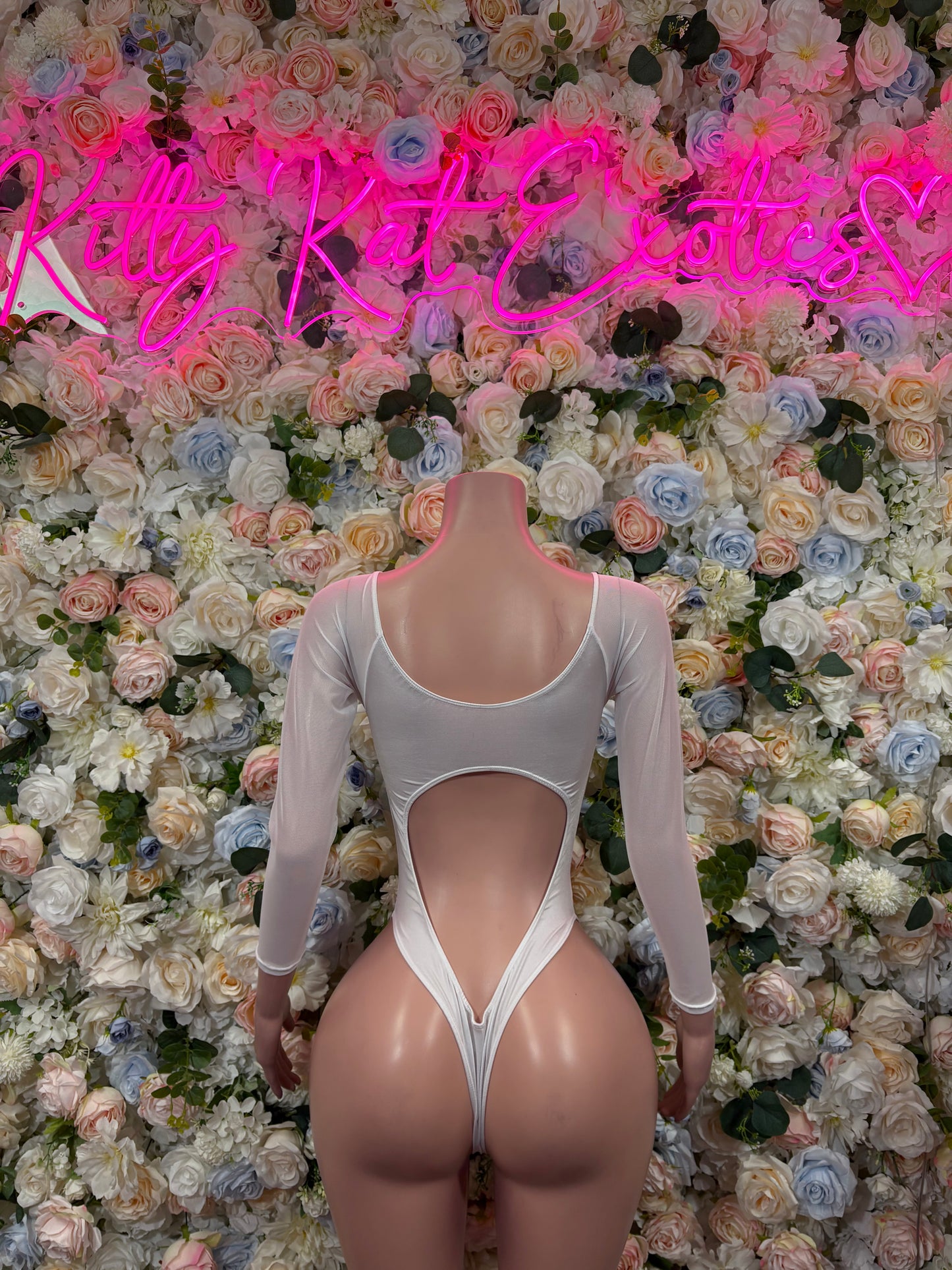Silver Metallic Festival Bodysuit for Women - Rave Outfit, Exotic Dancewear, Summer Performer Costume