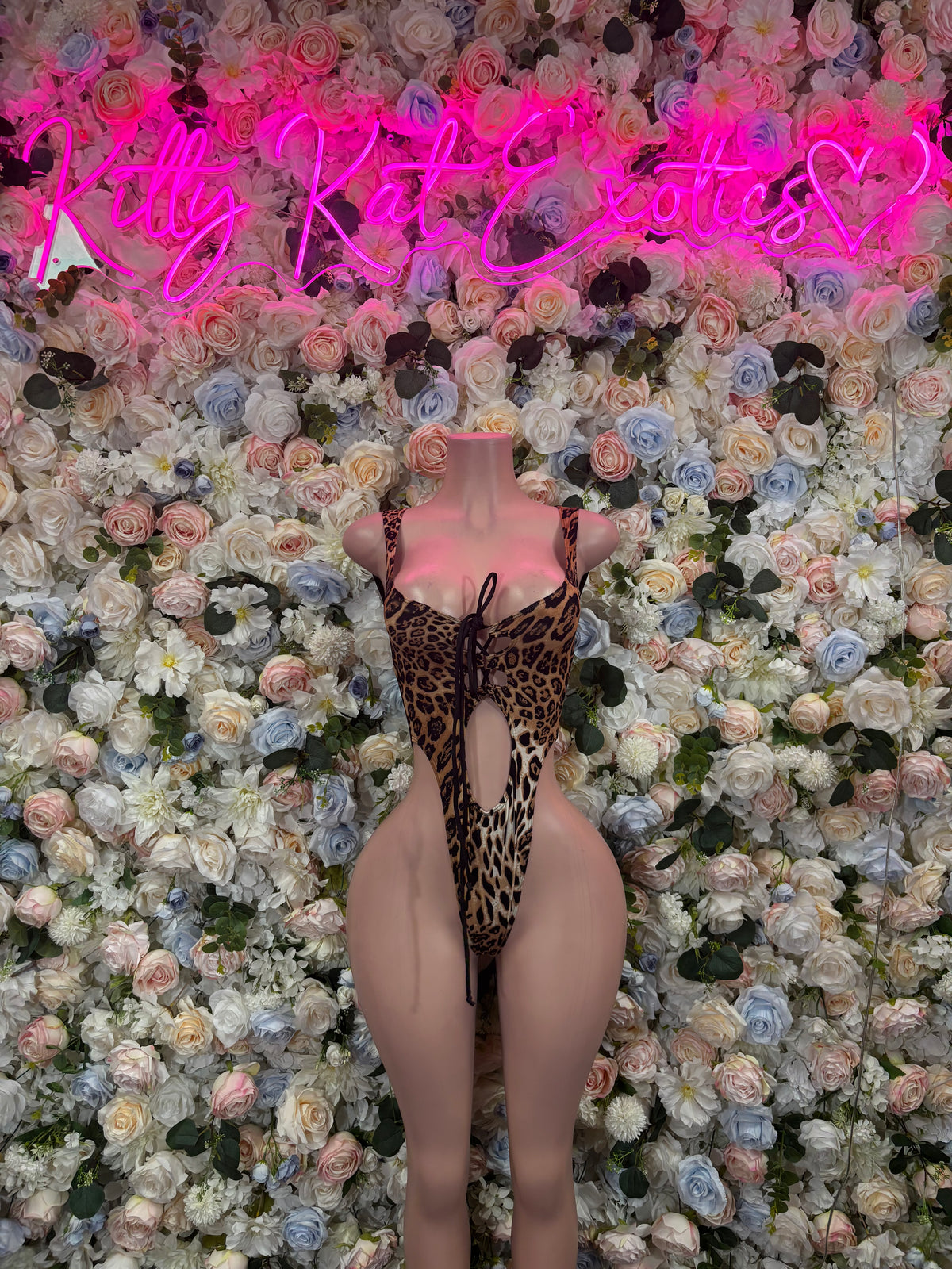 Leopard Print Bottle Girl Bodysuit – Rave & Festival Outfit