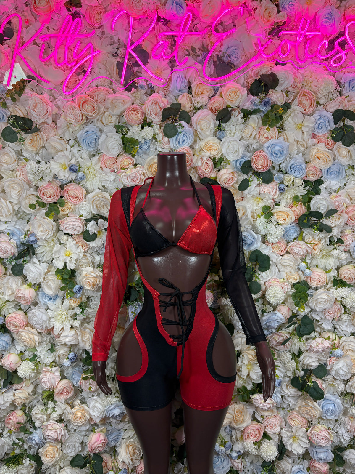 Halloween Bottlegirl Bodysuit: Rave Outfit, Cosplay Clubwear, Daddy’s Lil Monster
