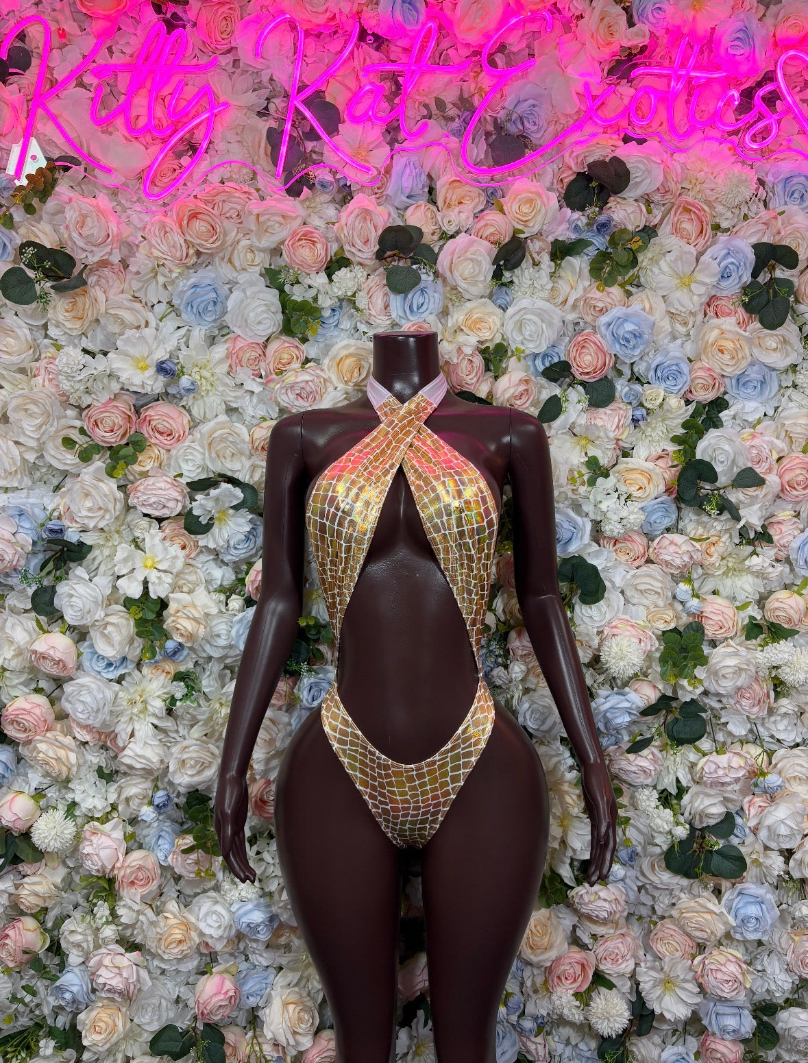 Gold Metallic -  Festival Outfit,  Dancewear