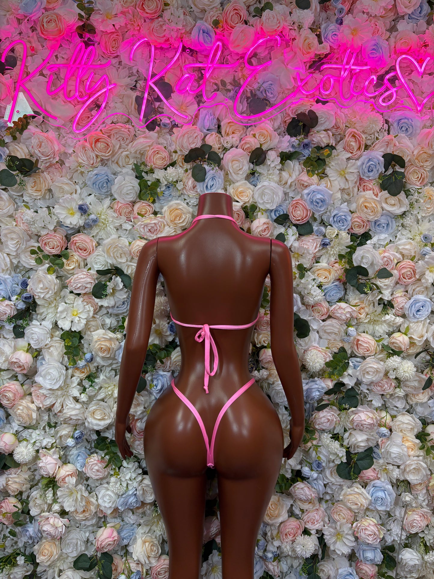 Pink Bikini - Two Piece Exotic Dancewear Rave Festival Outfit