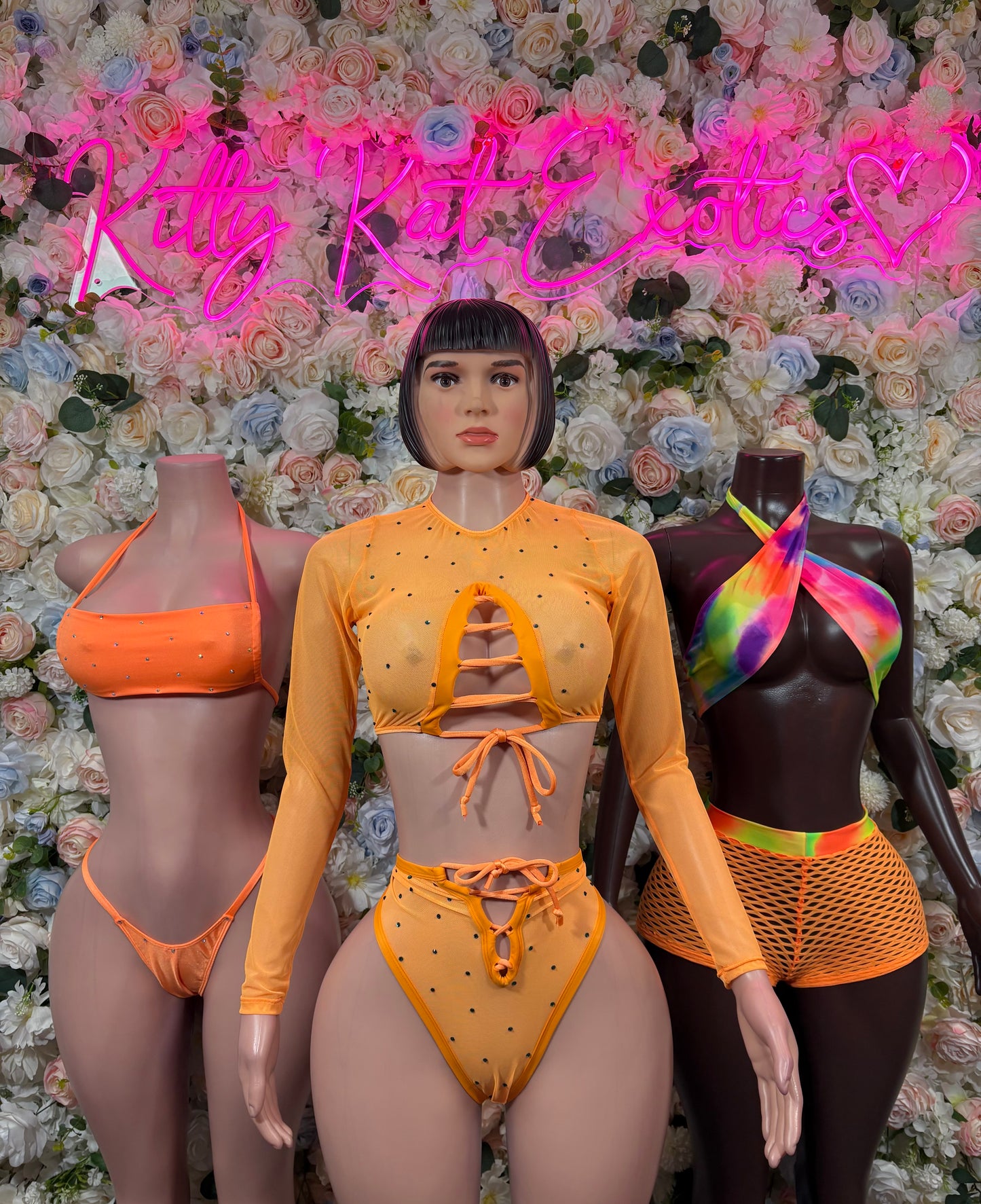 Festival Bodysuit Orange Two-Piece