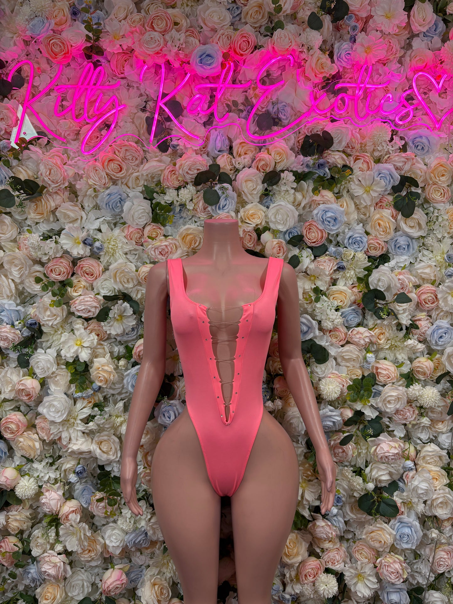 Coral Bodysuit - Exotic Dancewear for Performers, Raves, & Festival Clothing