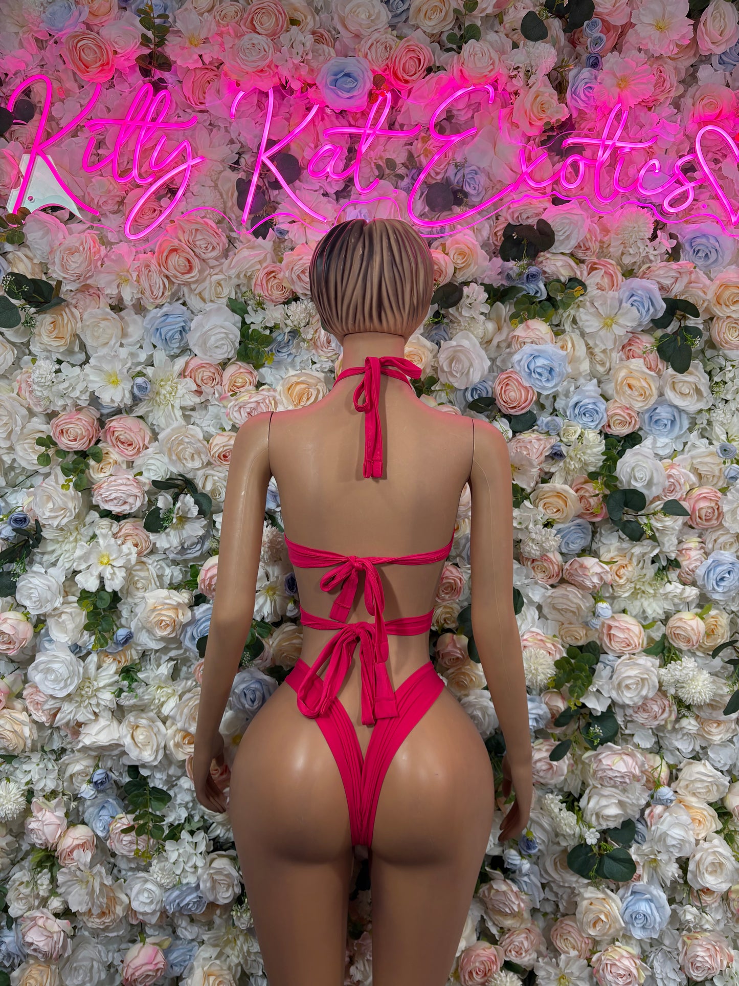 Pink Bodysuit Exotic Dancewear