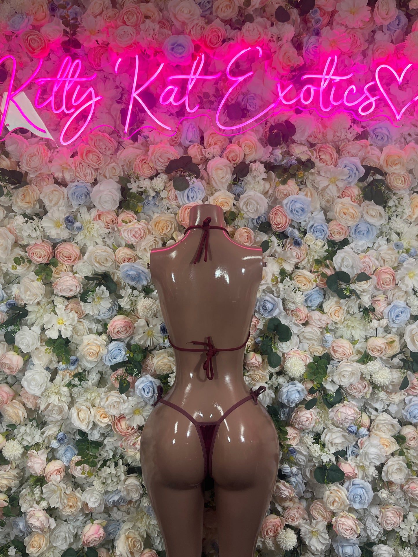 Festival Clothing Two Piece Burgundy Bikini Dancewear Ravewear Exoticwear