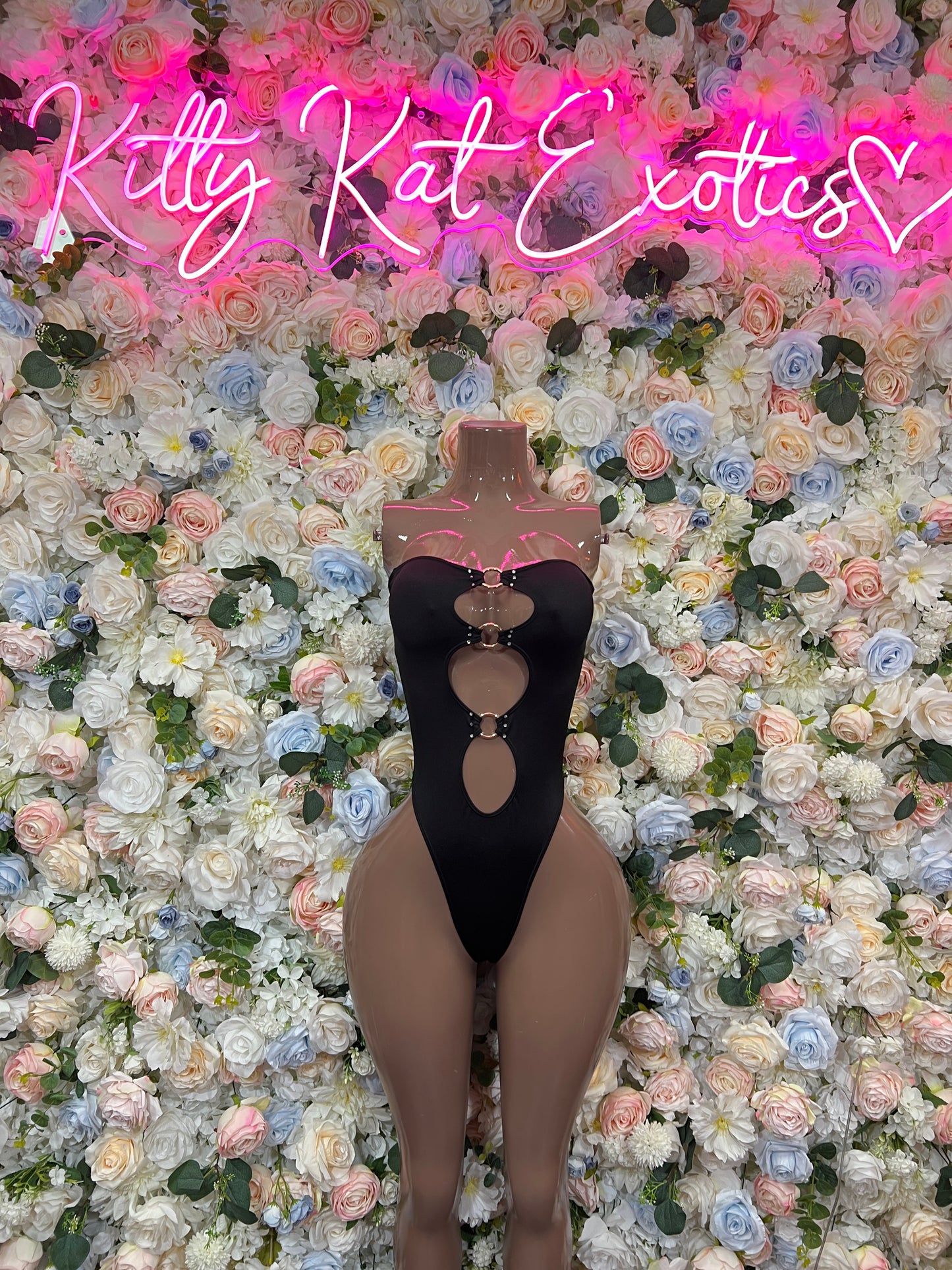 Black Bottlegirl Bodysuit - Women’s Exotic Dancewear, Bartender Costume & Rave Clubwear