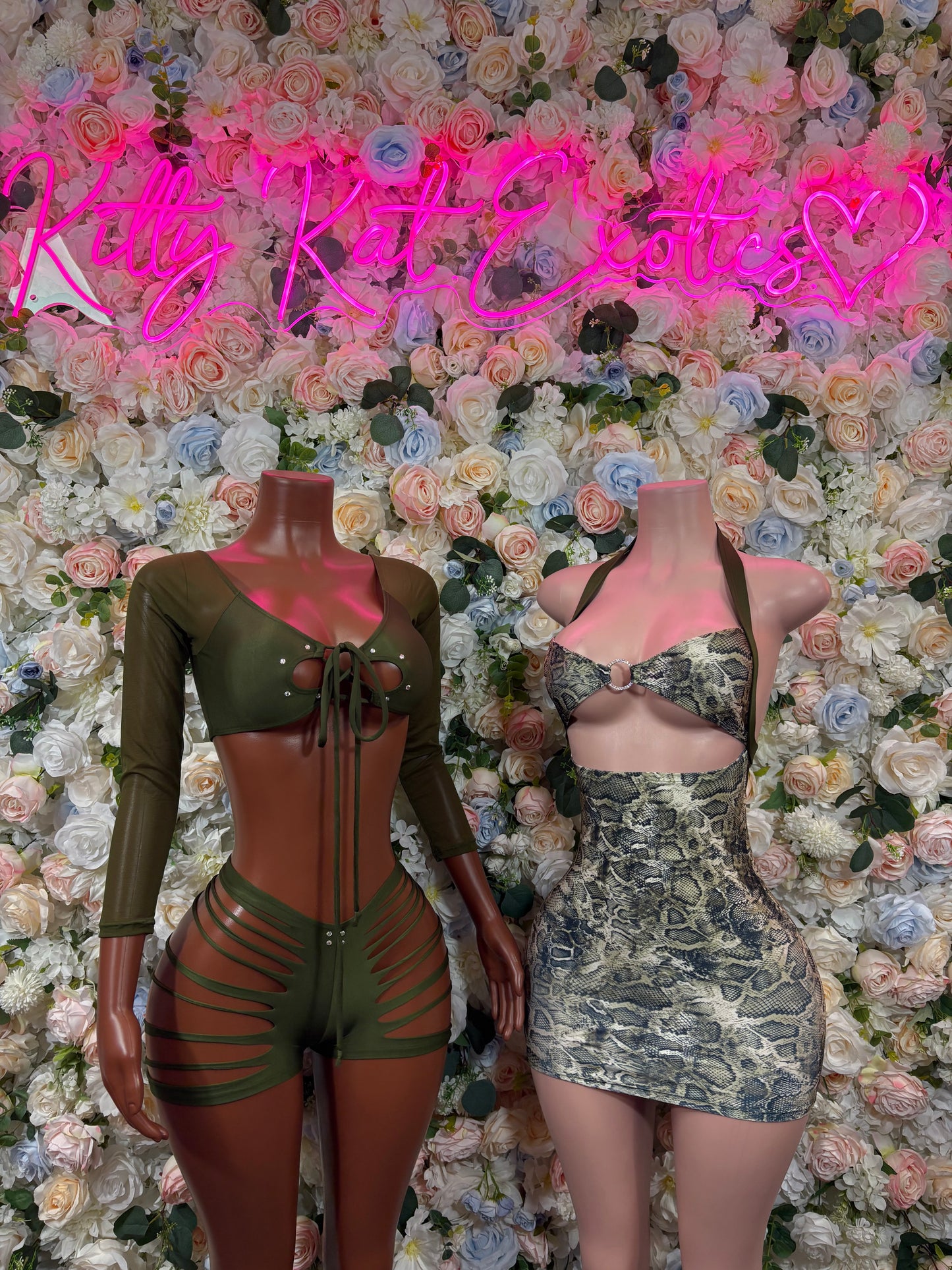 Forest Green Two Piece   – Exotic Dancewear