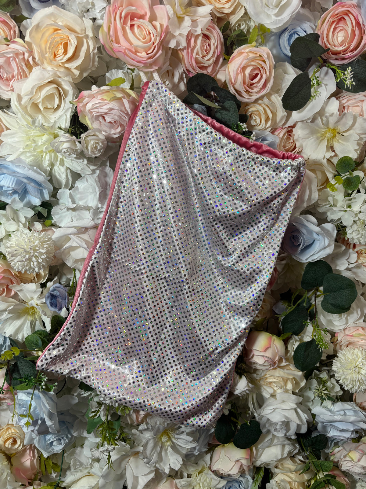 White And Pink Money Bag