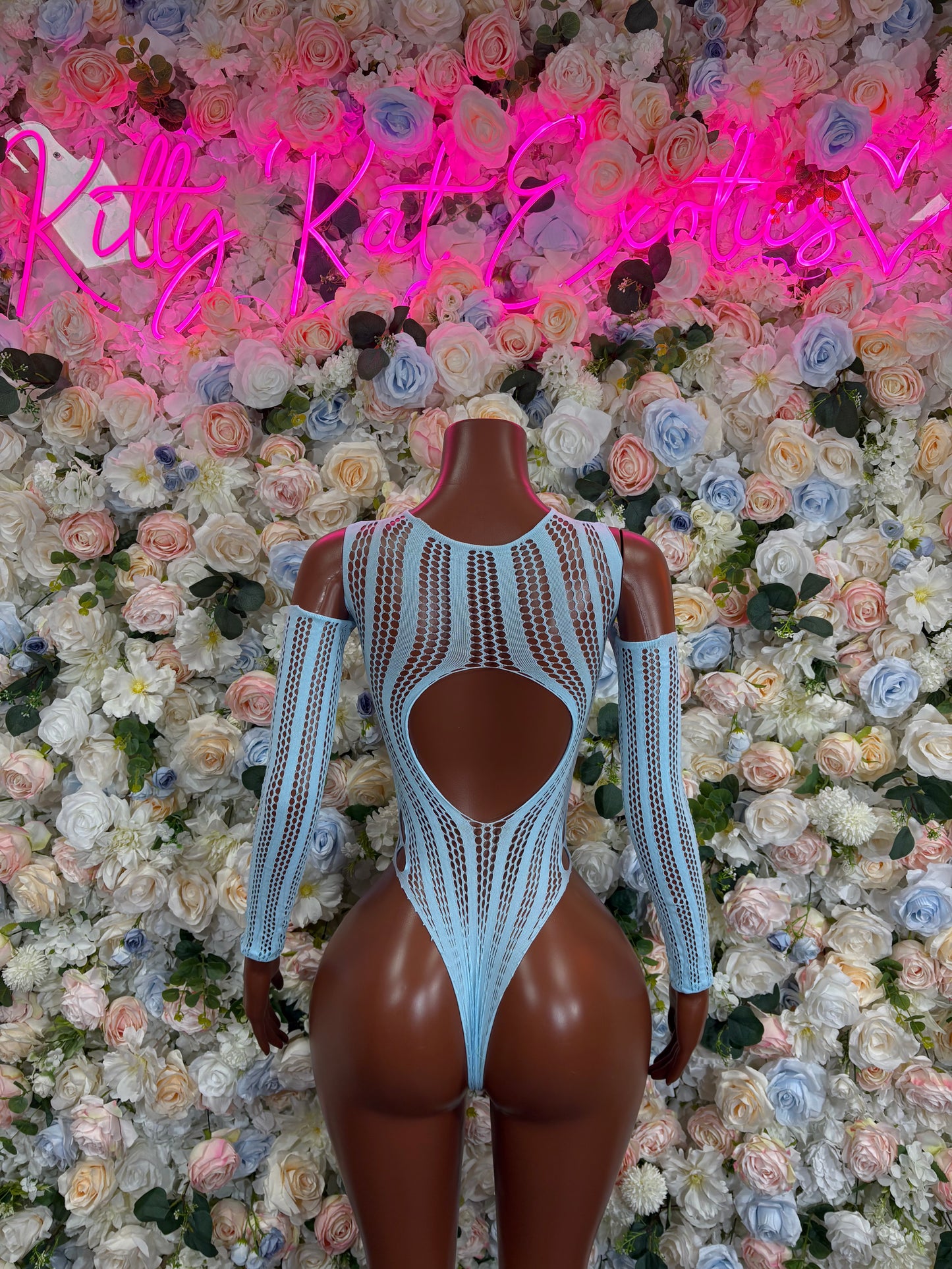 Fishent Dress Blue Custom Exotic Dancewear Festival wear