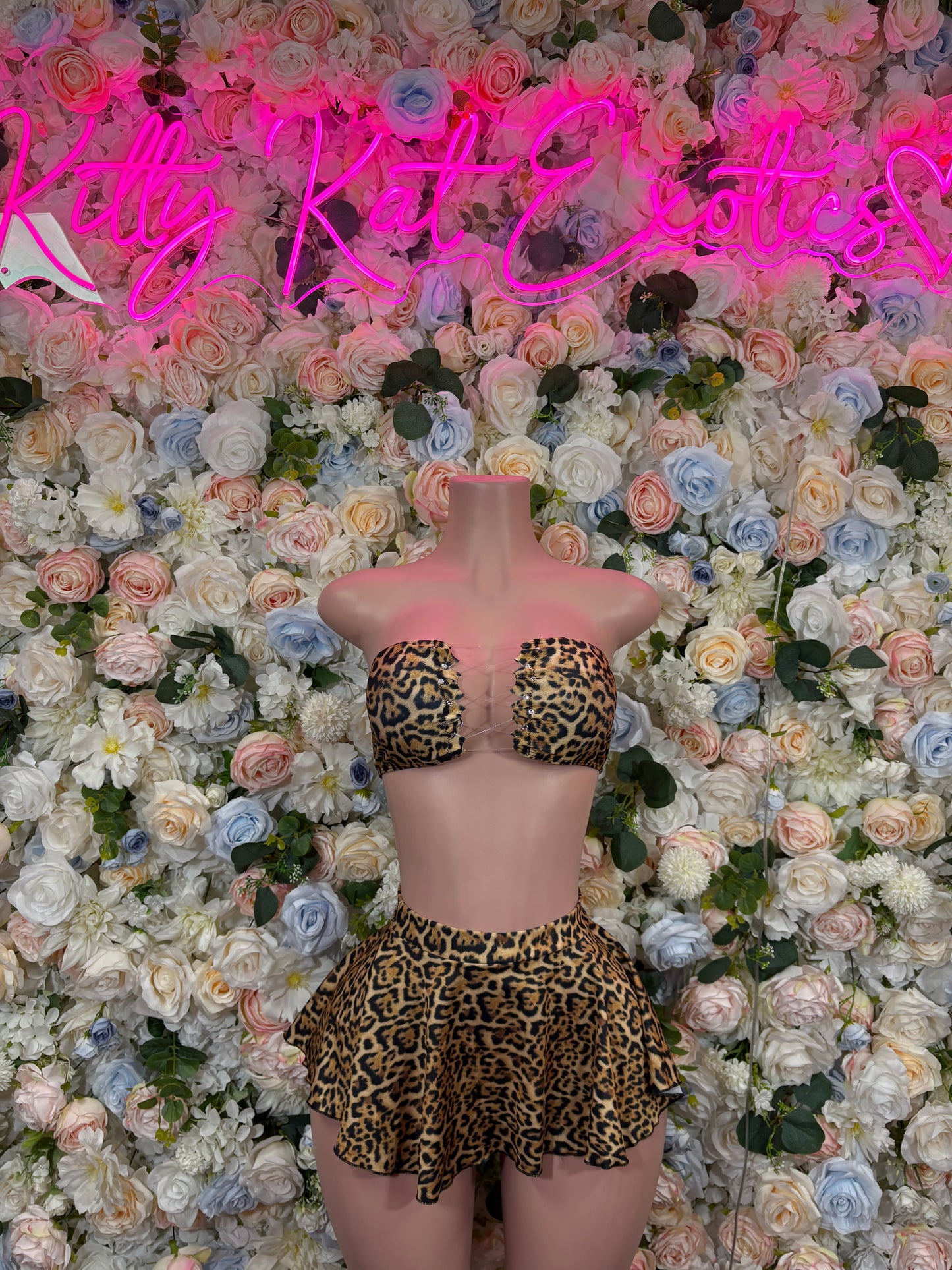 Leopard Print Skirt -  Exotic Dancewear