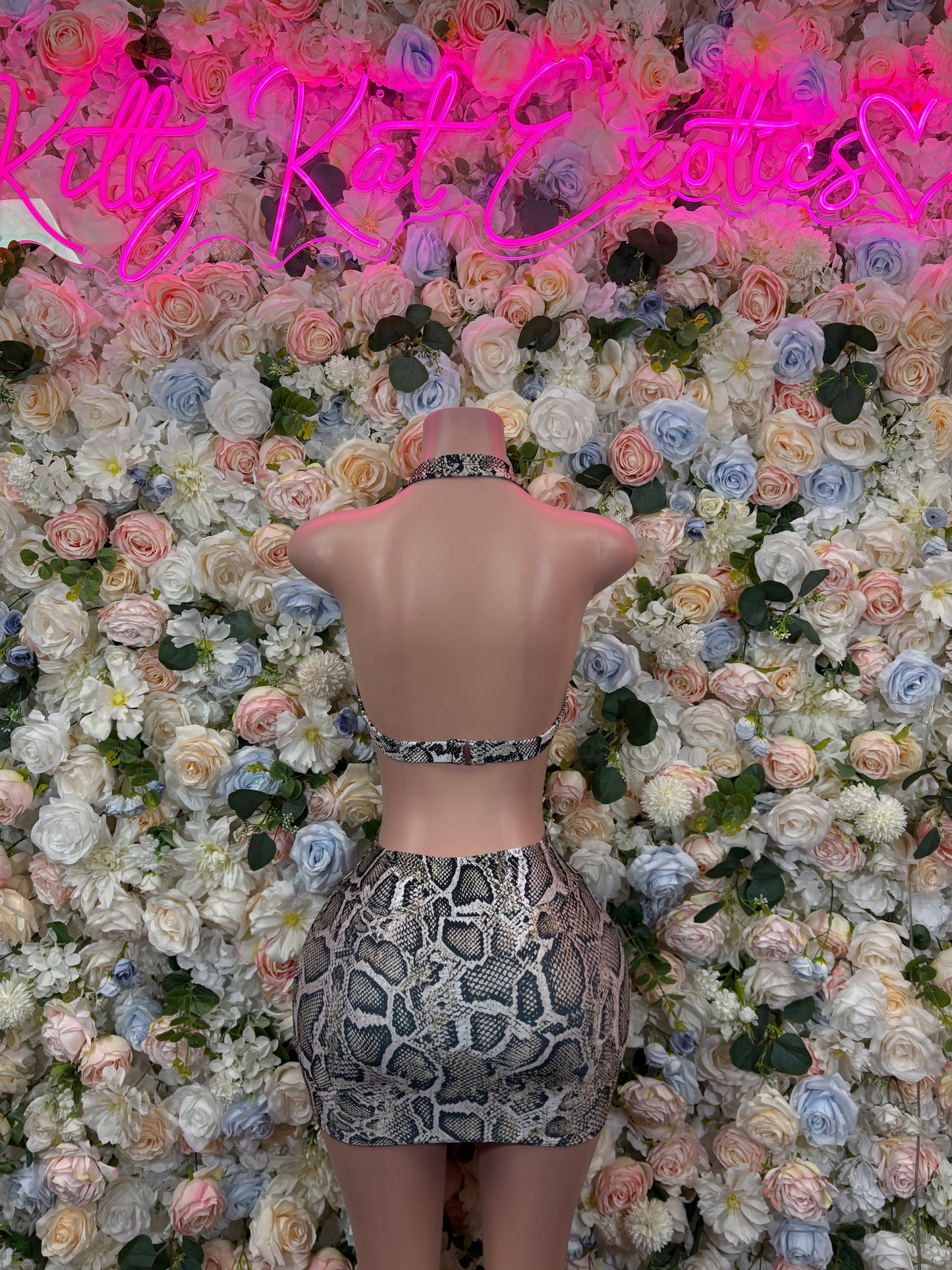Snake Print Dress – Exotic Rave Festival Club Wear