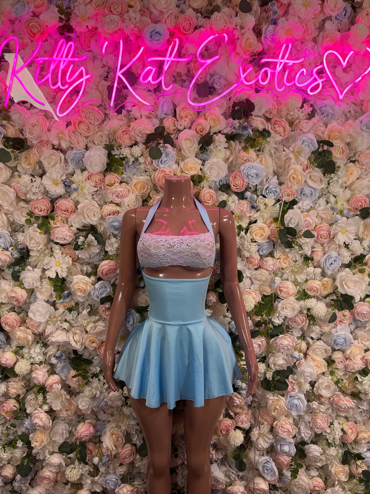 Teal Dress Exotic Dancewear