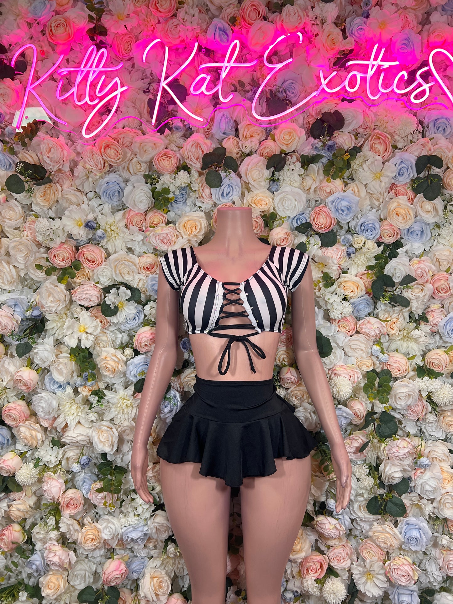 Referee Costume Outfit Halloween Rave Wear