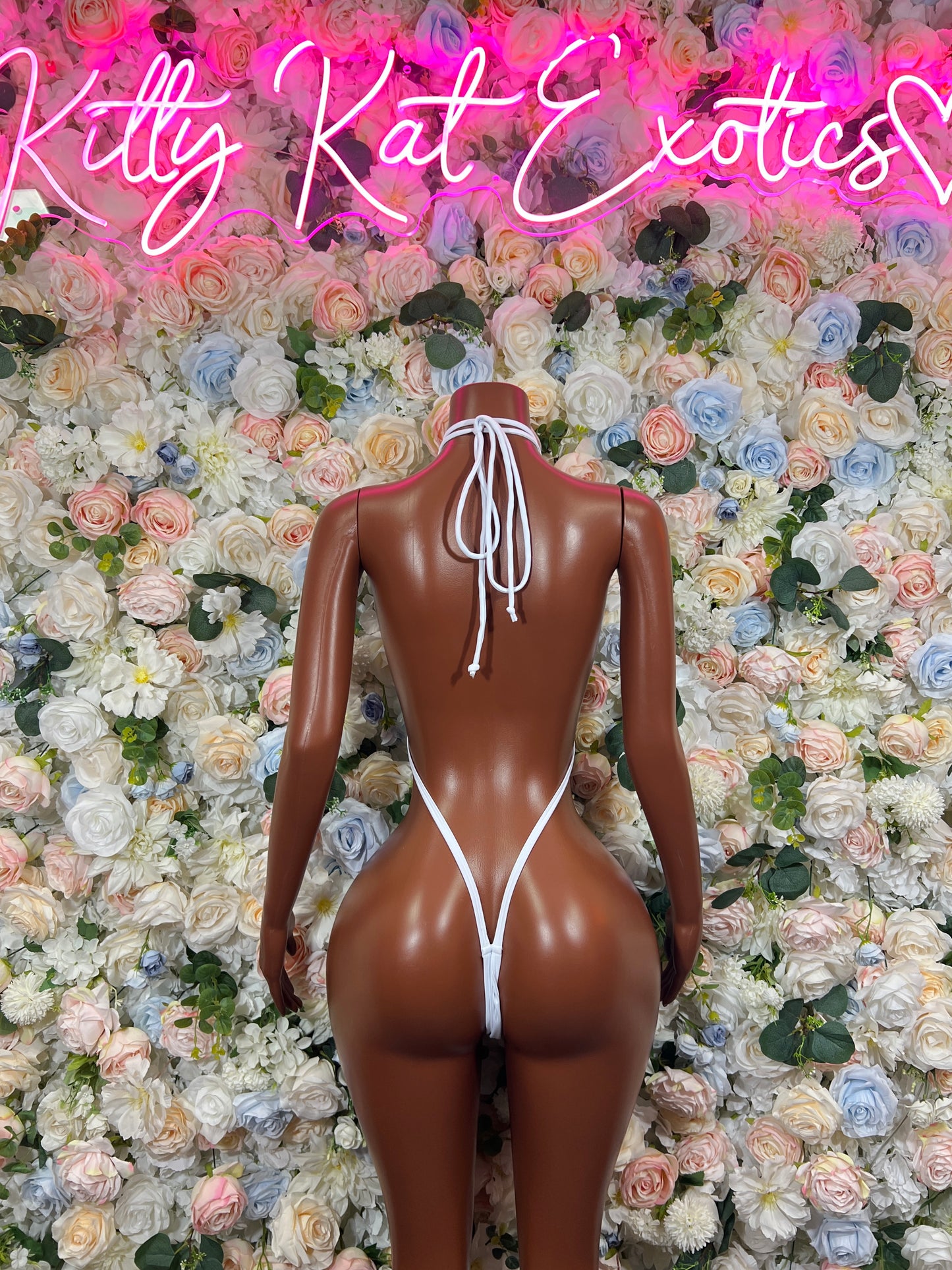 White Feather Fringe Bodysuit Rave Festival Exotic Dancewear Sparkly Glitter Boa Club Outfit