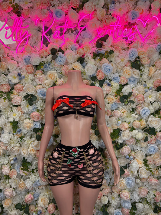 Exotic Dancewear Custom made Fishent Dress Exotic Dancewear Festival wear