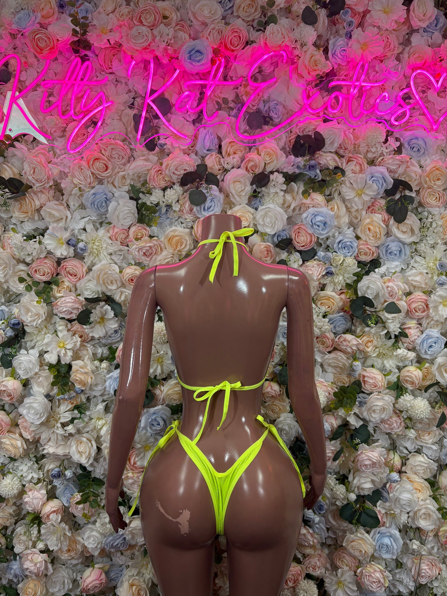 Exotic Dancewear One-Piece Bodysuit - Neon Green Raves, & Festival Clothing