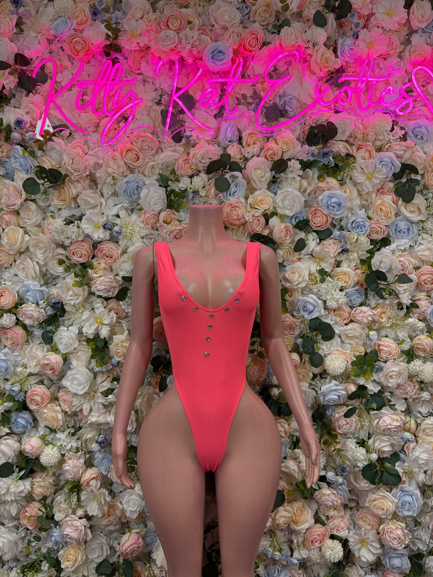 Coral Bodysuit - Exotic Dancewear for Performers, Raves, & Festival Clothing