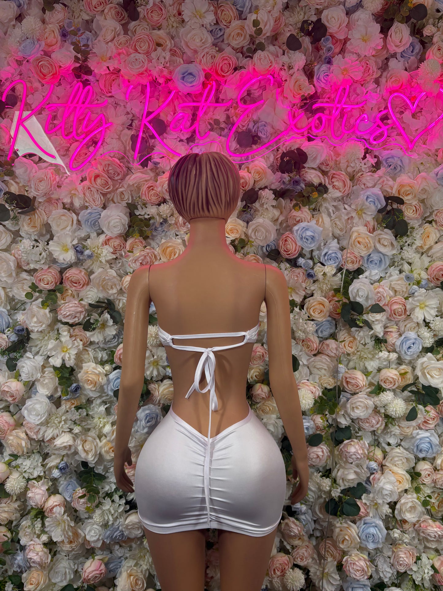 Exotic Dancewear Outfit White Dress Clubwear Festival Outfit EDM Party Dress Sexy White Bodycon Womens Dress