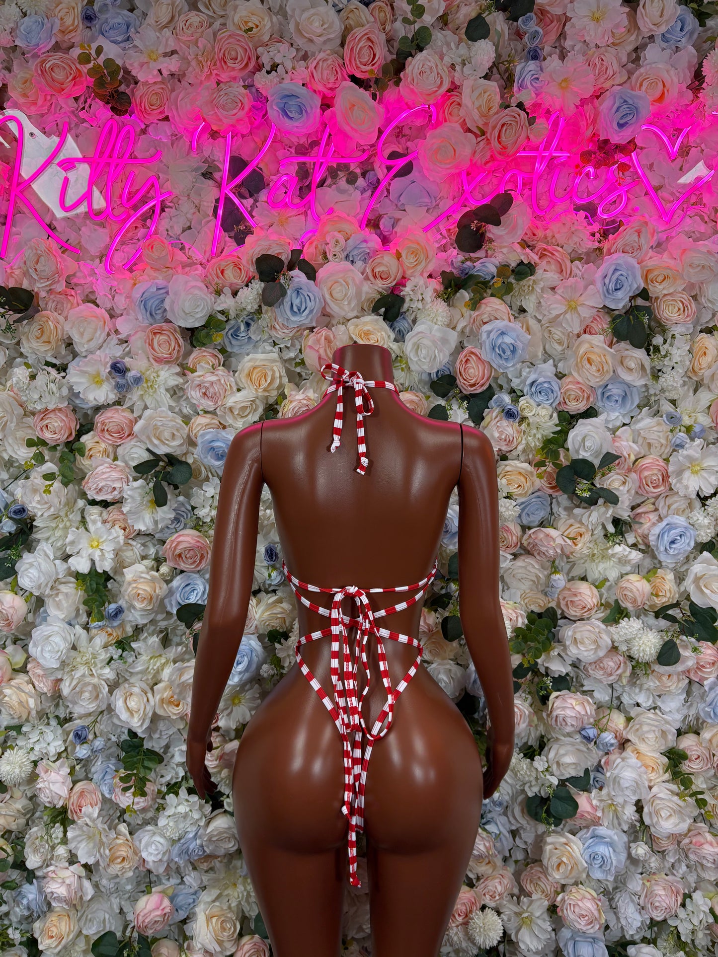 Christmas Costume One Piece Bodysuit Outfit – Holiday Bartender Dancewear Set for Holiday Parties