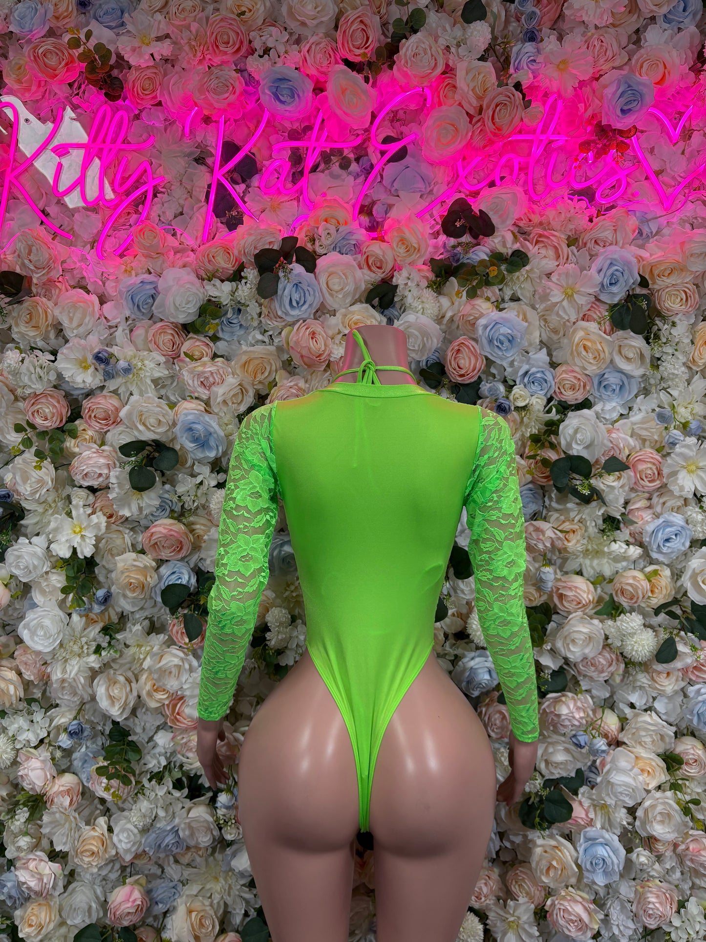 Bartender Bodysuit One Piece Neon Green Lace Bodysuit – Bottlegirl  | Exotic Dancewear Festival wear Rave Outfit