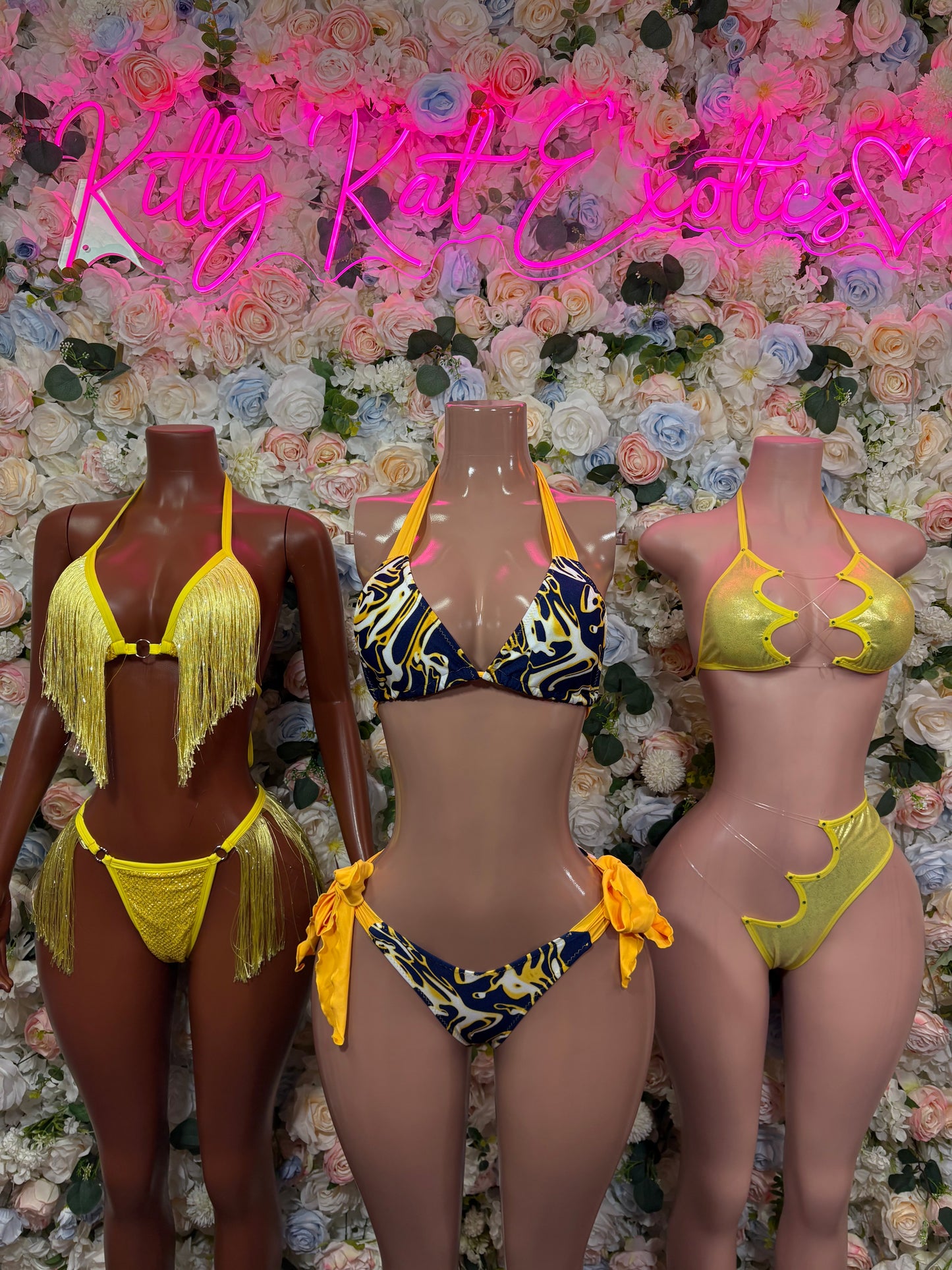 Yellow Two Piece Set –  Exotic Dancewear Bikini