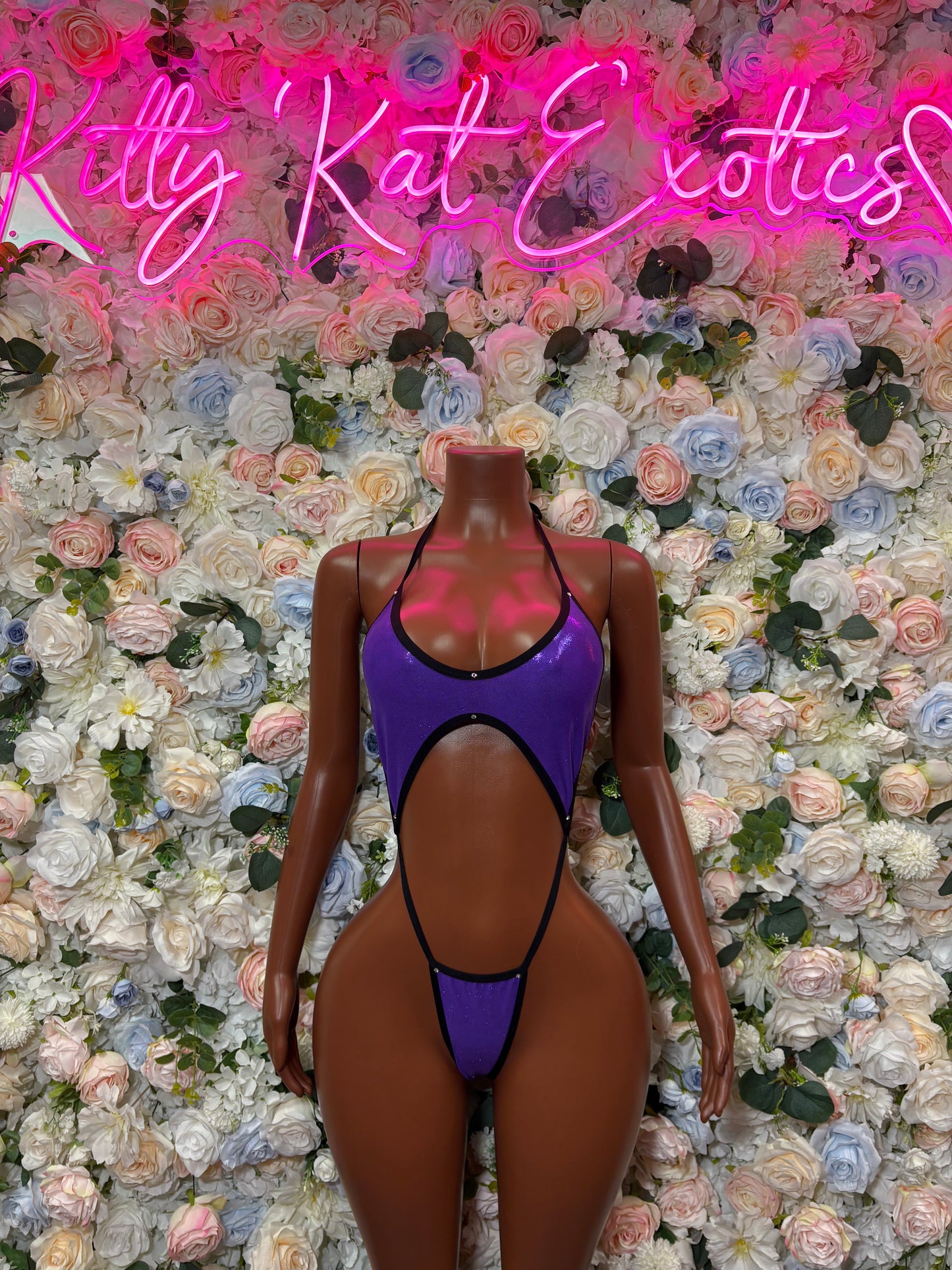 One-Piece Purple Bodysuit  Exotic Dancewear, Ravewear for Performers, Raves | Bottlegirl Outfits