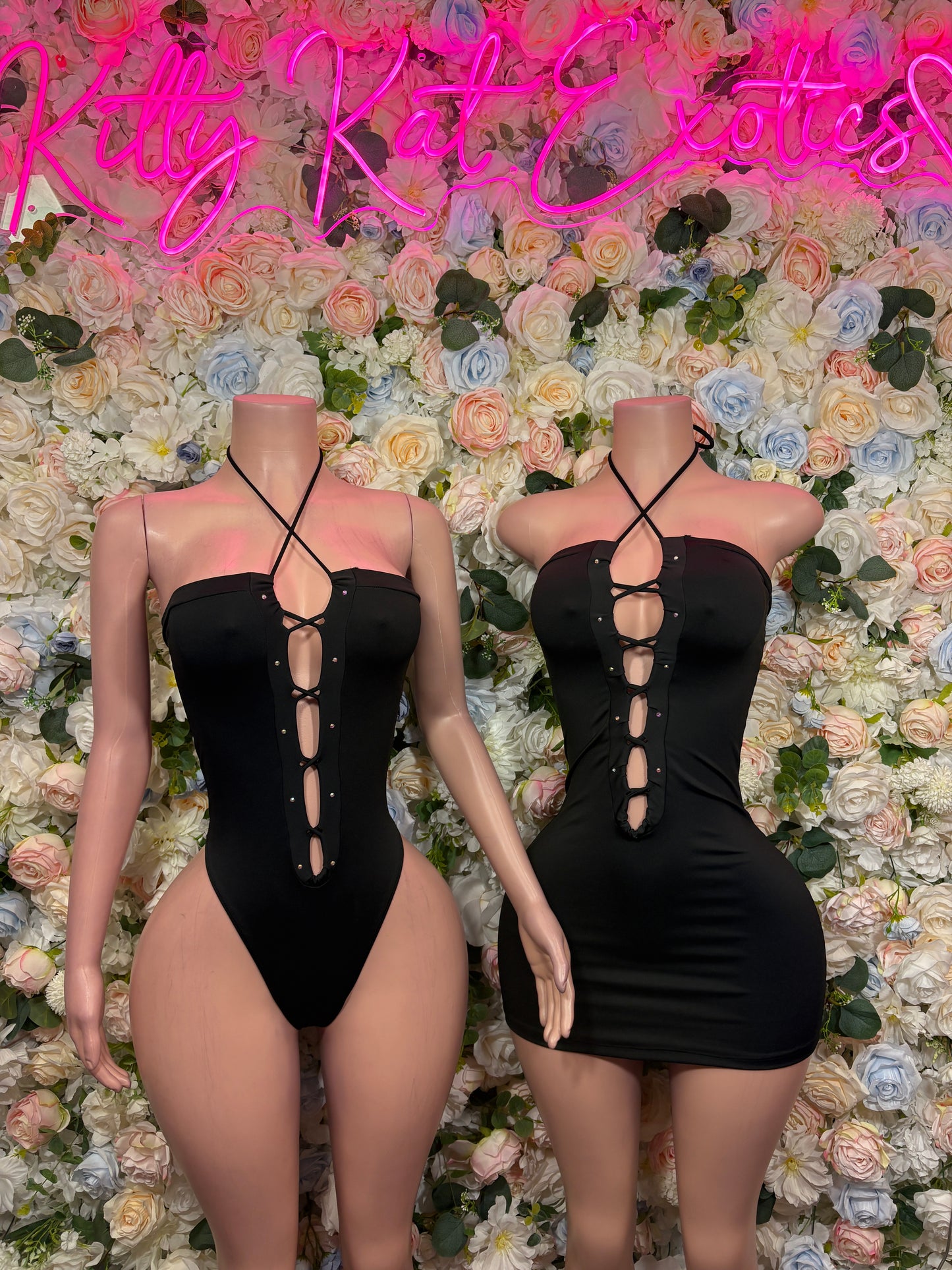 Black One Piece Rave Outfit for Performers, & Festival Clothing Exotic Dancewear