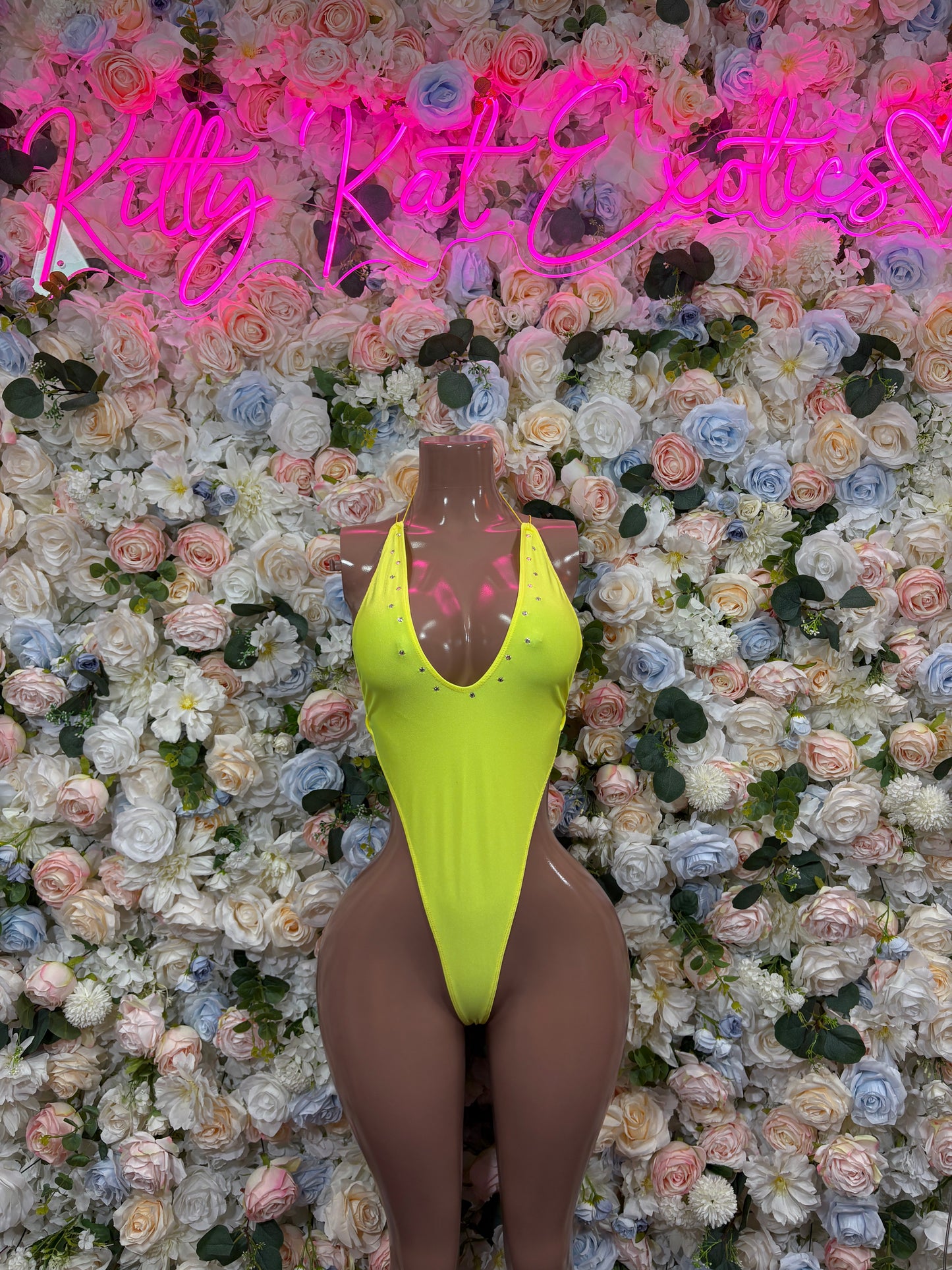 Neon Bartender Bodysuit - Sexy One Piece Rave Clubwear Outfit for Women Bottlegirl Bottle Service
