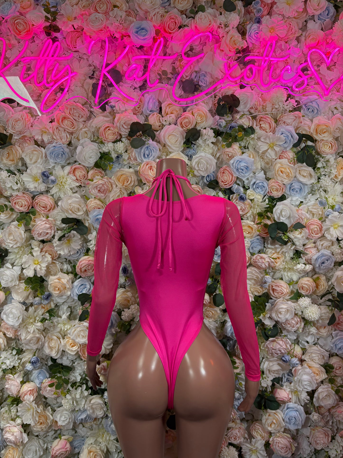 Bottlegirl Outfit One-Piece Pink Bodysuit   Bartender  | Exotic Dancewear Festival wear