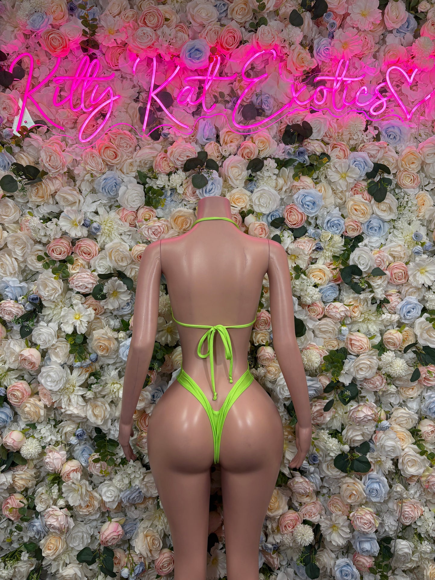 Ravewear One-Piece  Bodysuit - Neon Green  | Exotic Dancewear for Performers, Raves, & Festival Clothing