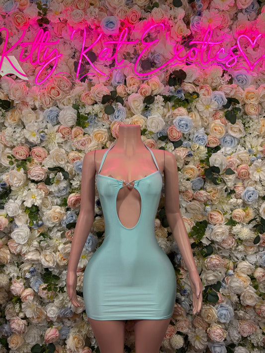Teal Dress Exotic Dancewear